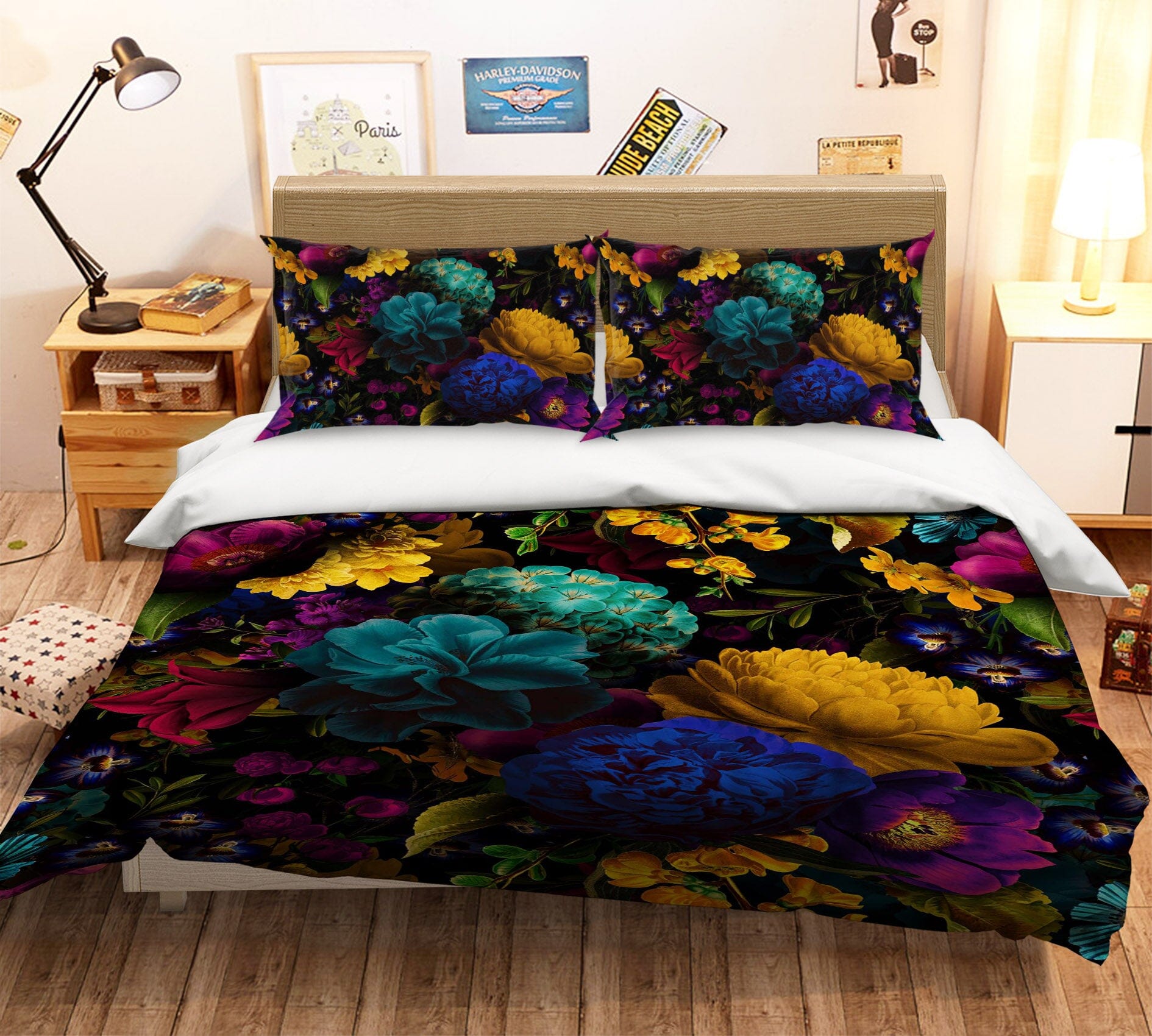 3D Color Flower 106 Uta Naumann Bedding Bed Pillowcases Quilt Quiet Covers AJ Creativity Home