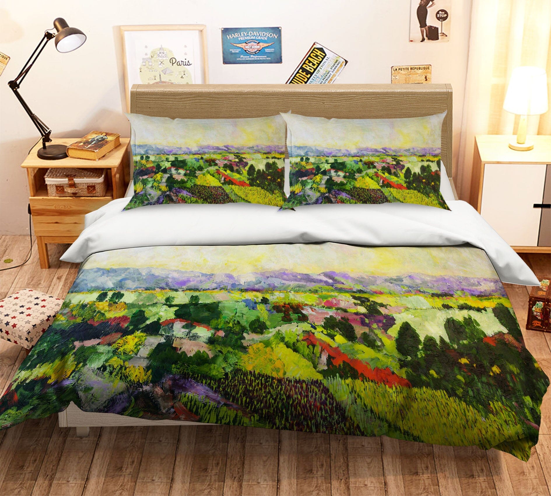 3D Woods Canyon 1083 Allan P. Friedlander Bedding Bed Pillowcases Quilt Quiet Covers AJ Creativity Home