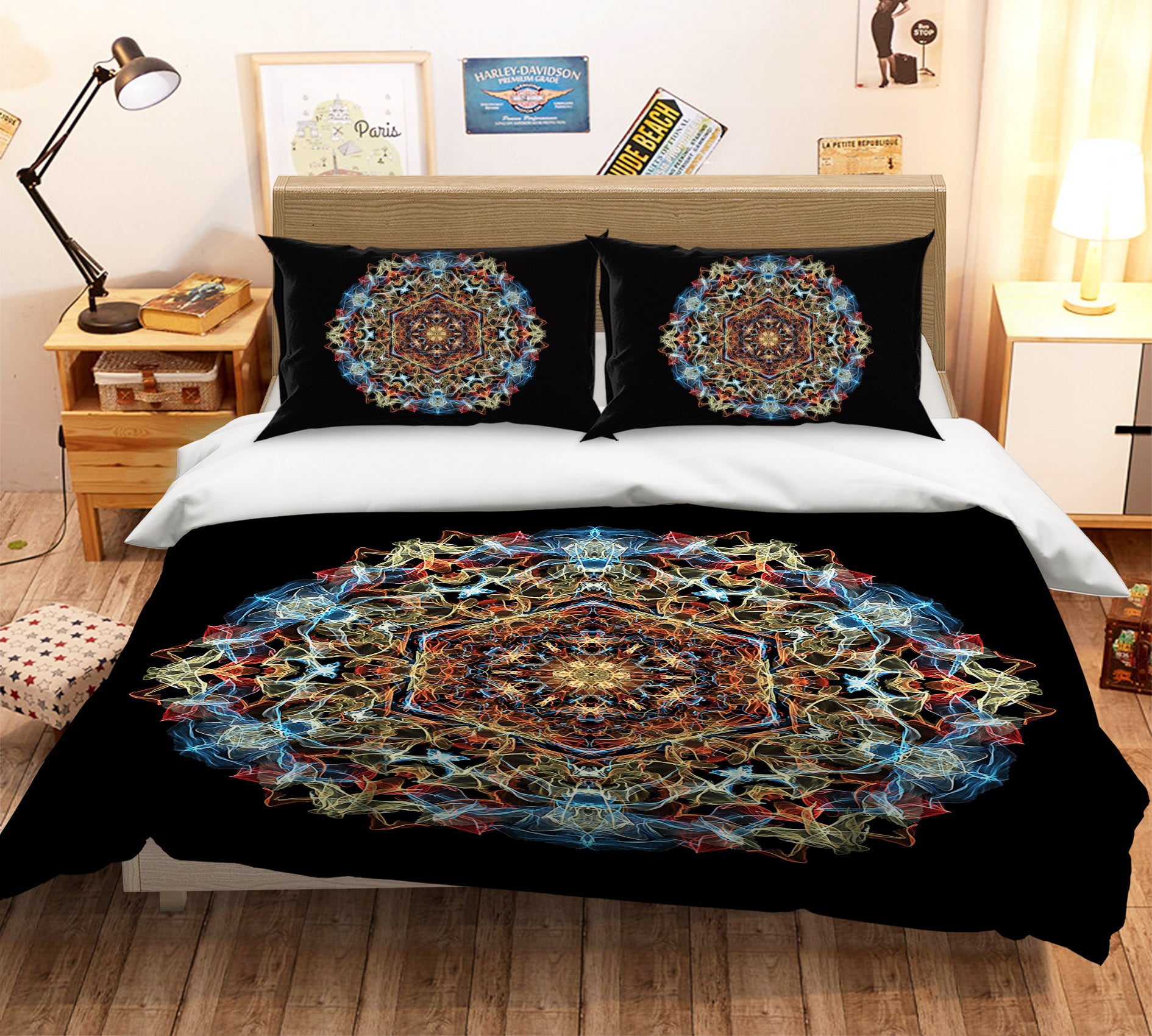 3D Texture 59028 Bed Pillowcases Quilt