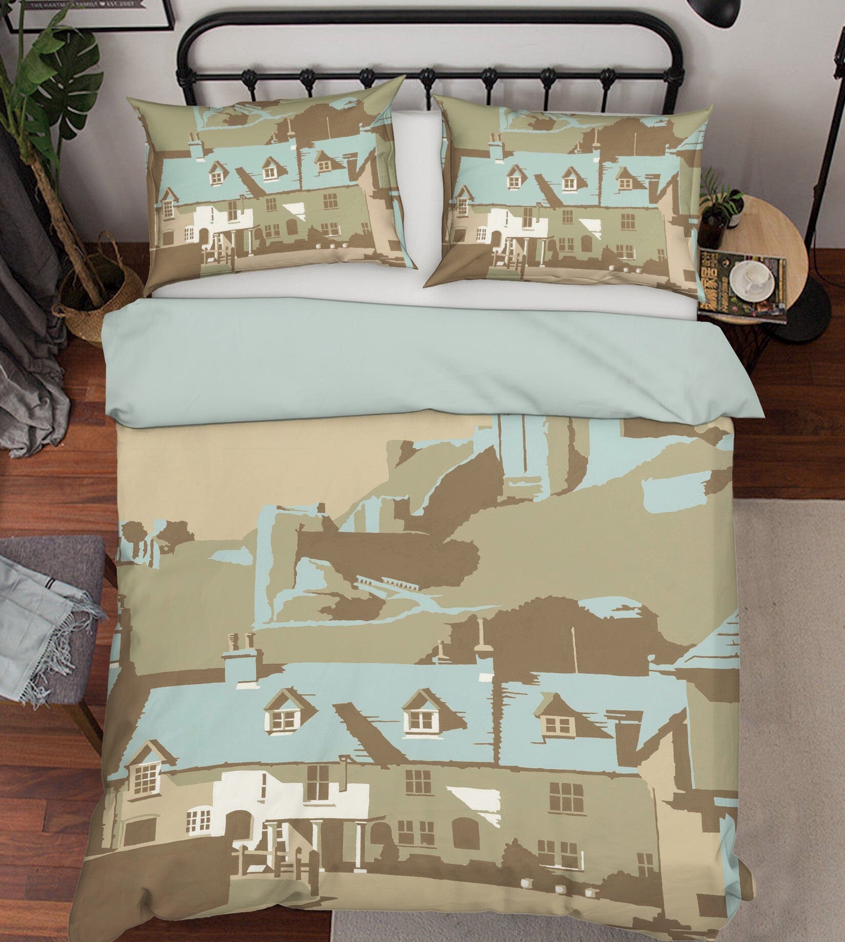 3D Corfe Castle 2015 Steve Read Bedding Bed Pillowcases Quilt Quiet Covers AJ Creativity Home