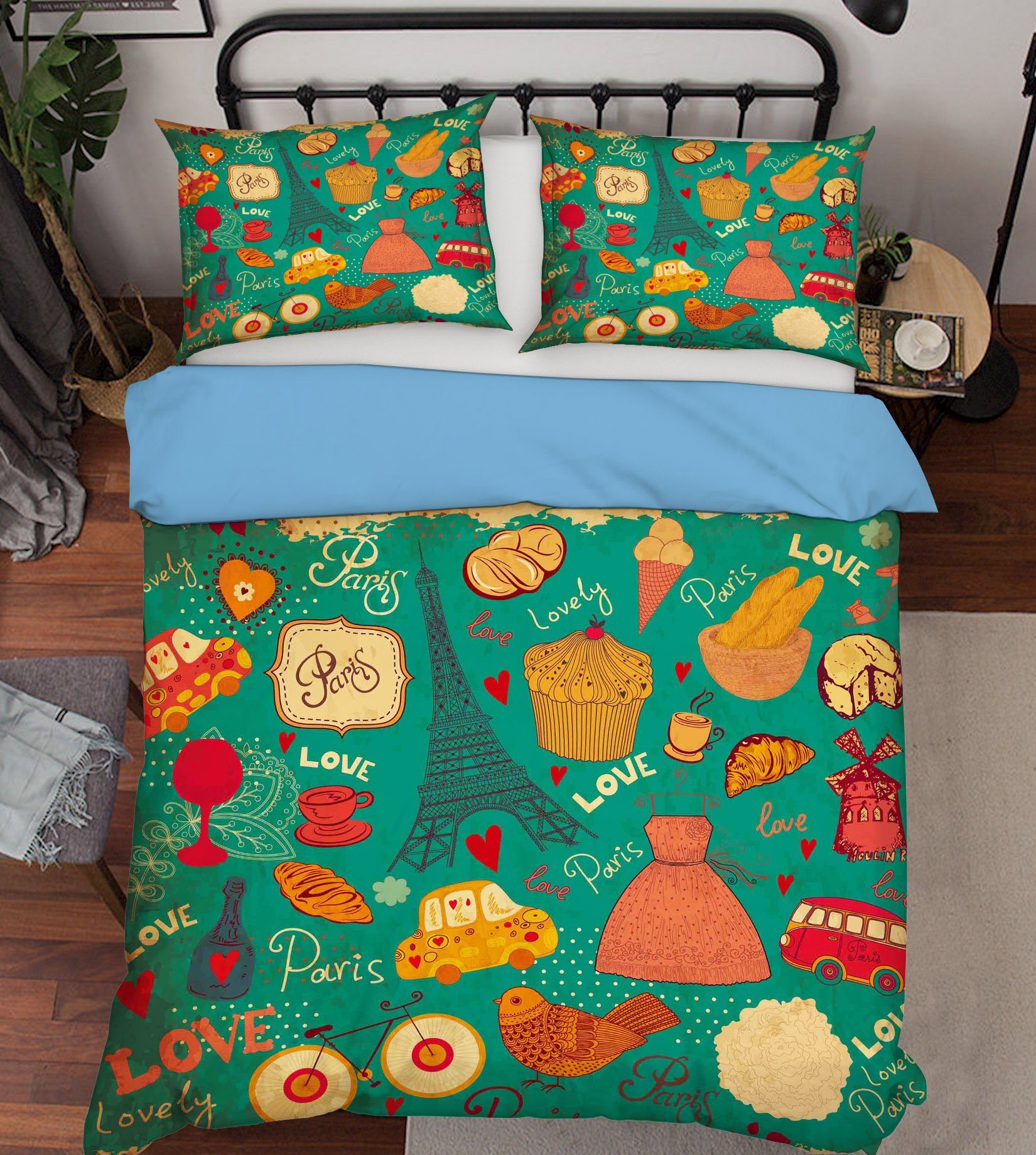 3D Clothes Bread 019 Bed Pillowcases Quilt Wallpaper AJ Wallpaper