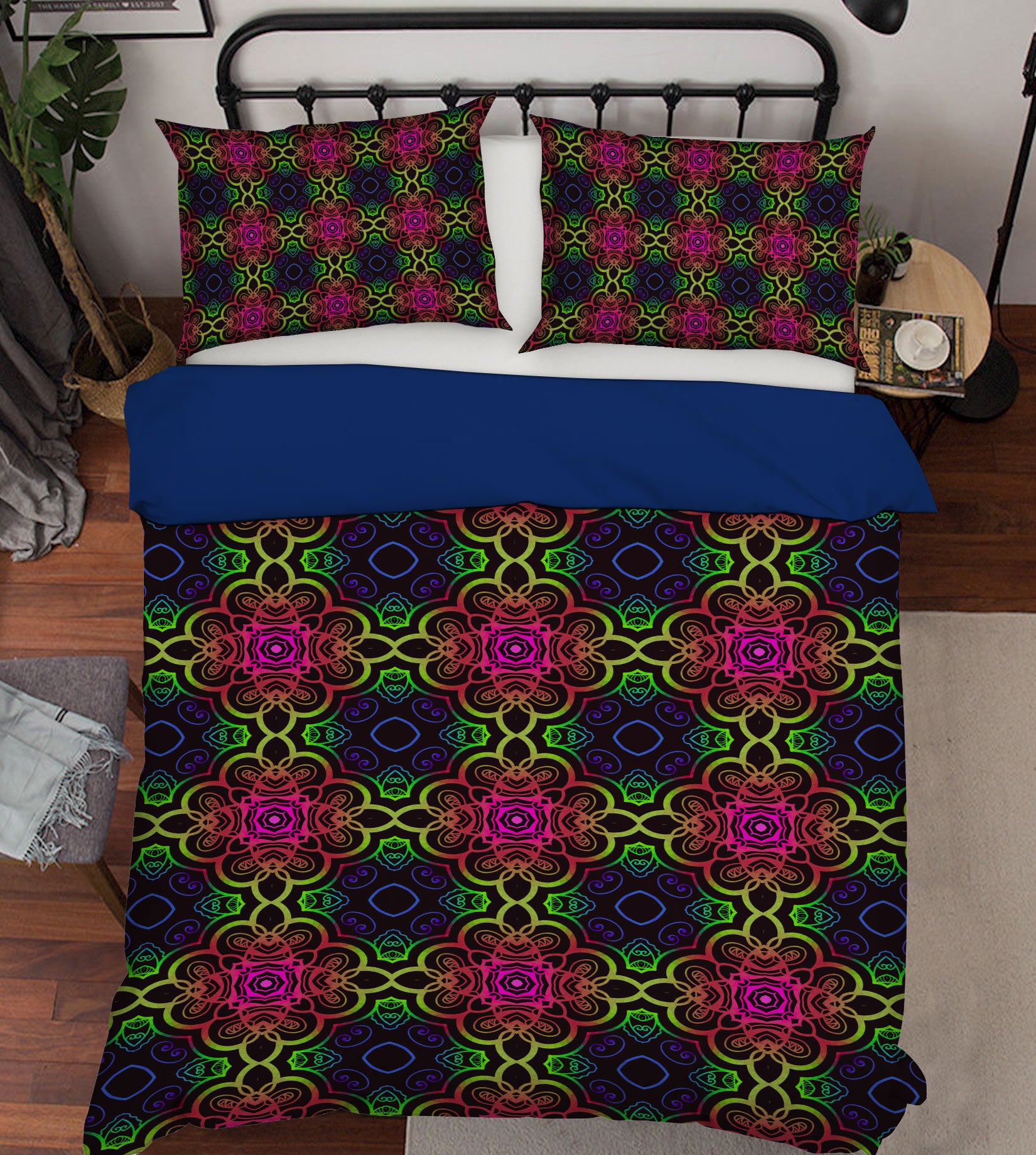 3D Pattern Lines 14035 Bed Pillowcases Quilt