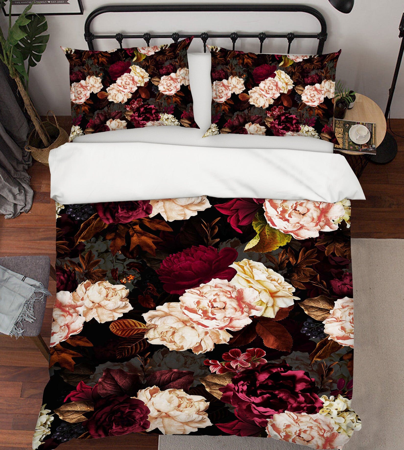 3D Blooming Peony 142 Uta Naumann Bedding Bed Pillowcases Quilt Quiet Covers AJ Creativity Home