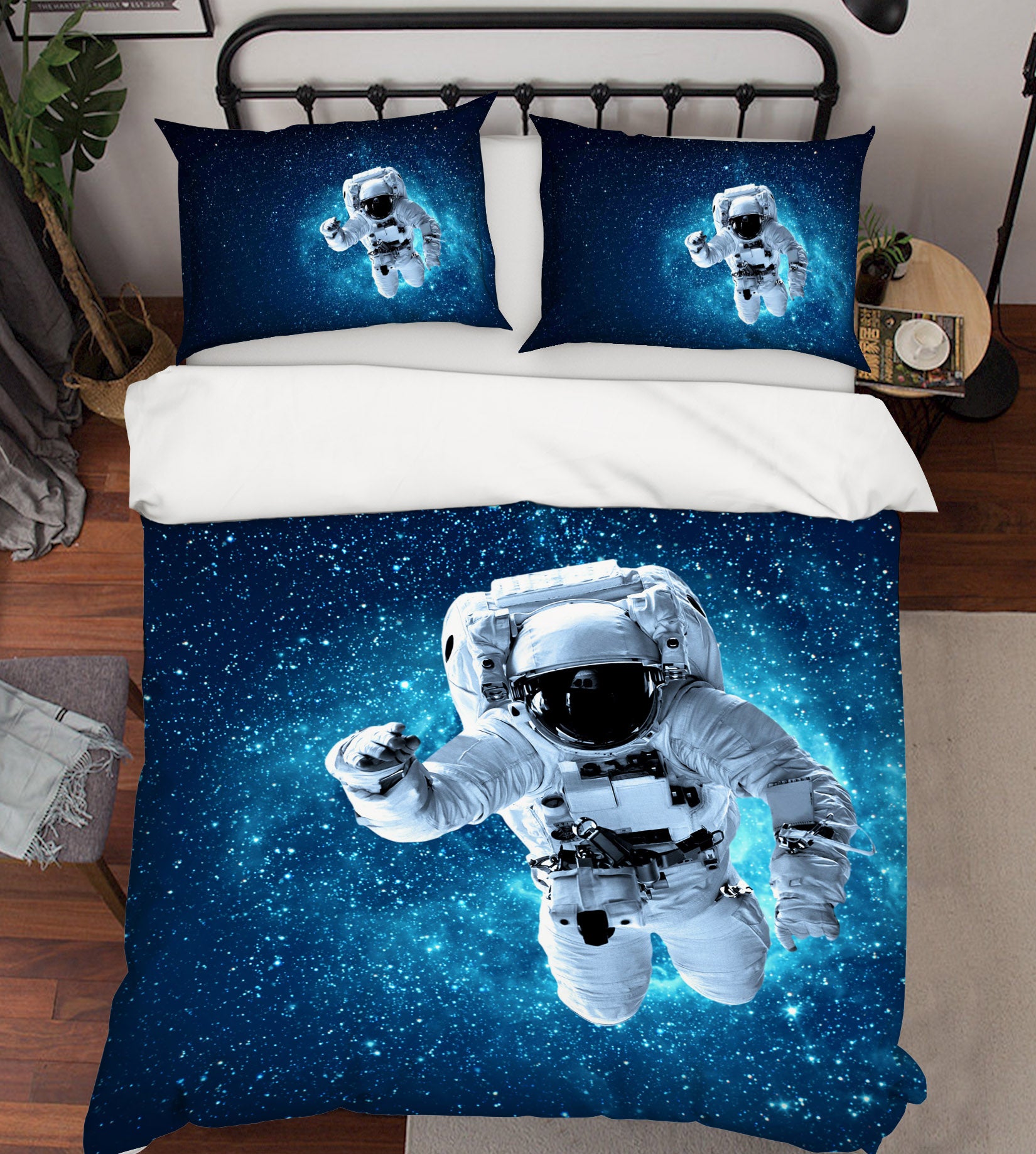 3D Astronaut 60129 Bed Pillowcases Quilt