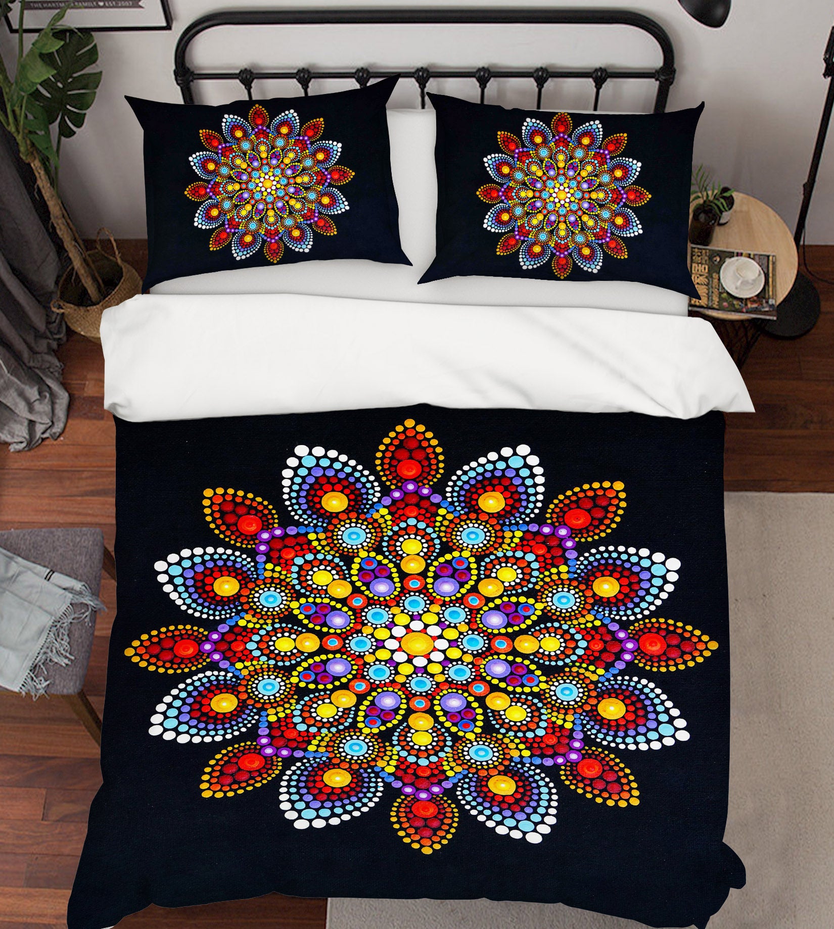 3D Pattern 59016 Bed Pillowcases Quilt