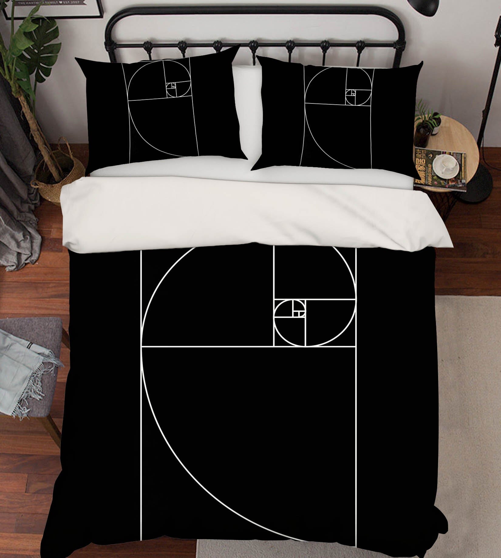 3D Black Pattern 200 Boris Draschoff Bedding Bed Pillowcases Quilt Quiet Covers AJ Creativity Home