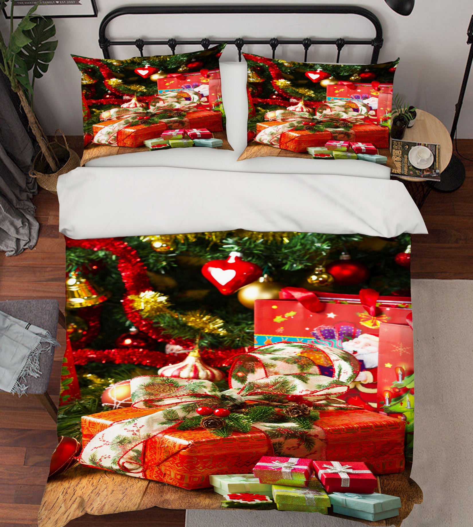 3D Gift 50011 Christmas Quilt Duvet Cover Xmas Bed Pillowcases