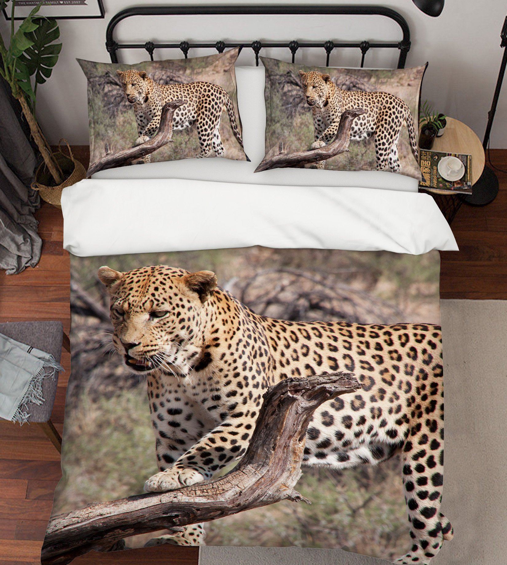 3D South American leopard 1994 Bed Pillowcases Quilt Quiet Covers AJ Creativity Home