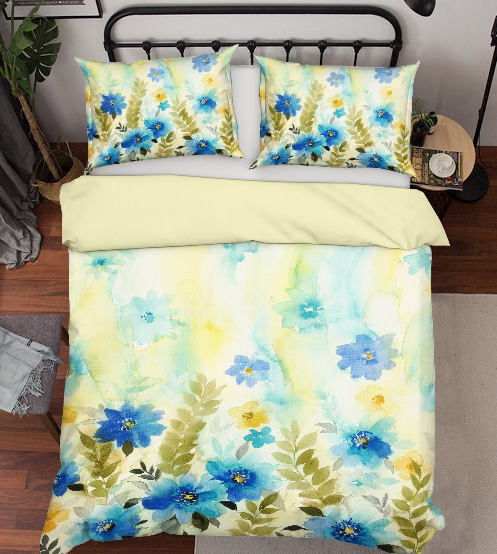 3D Flower Bush 16081 Bed Pillowcases Quilt