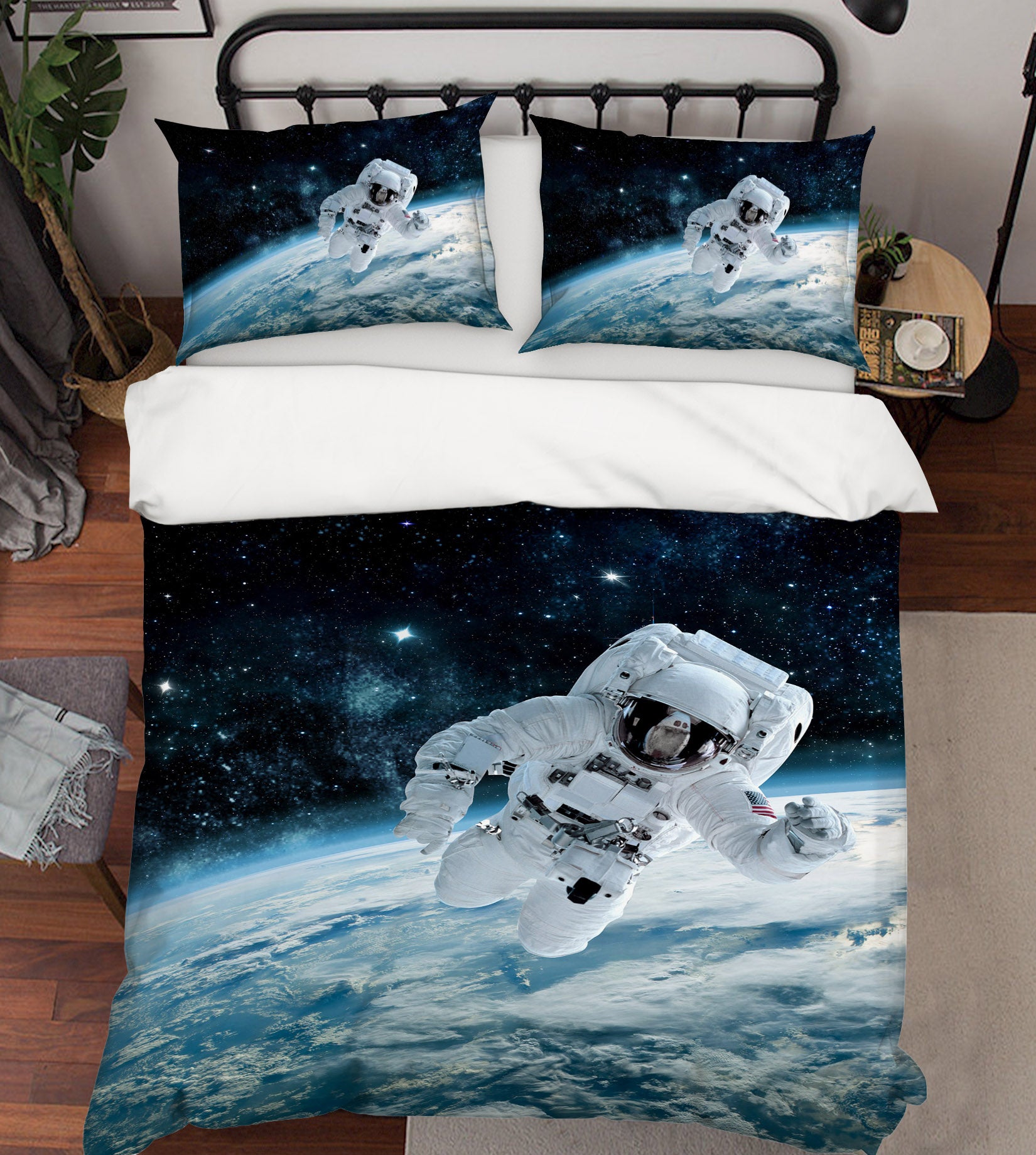 3D Planet Astronaut 60166 Bed Pillowcases Quilt