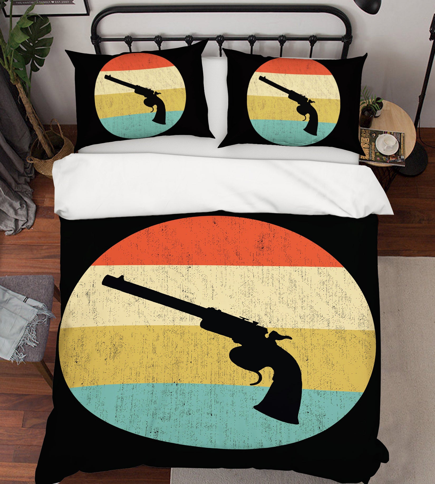 3D Rainbow Weapon 59075 Bed Pillowcases Quilt