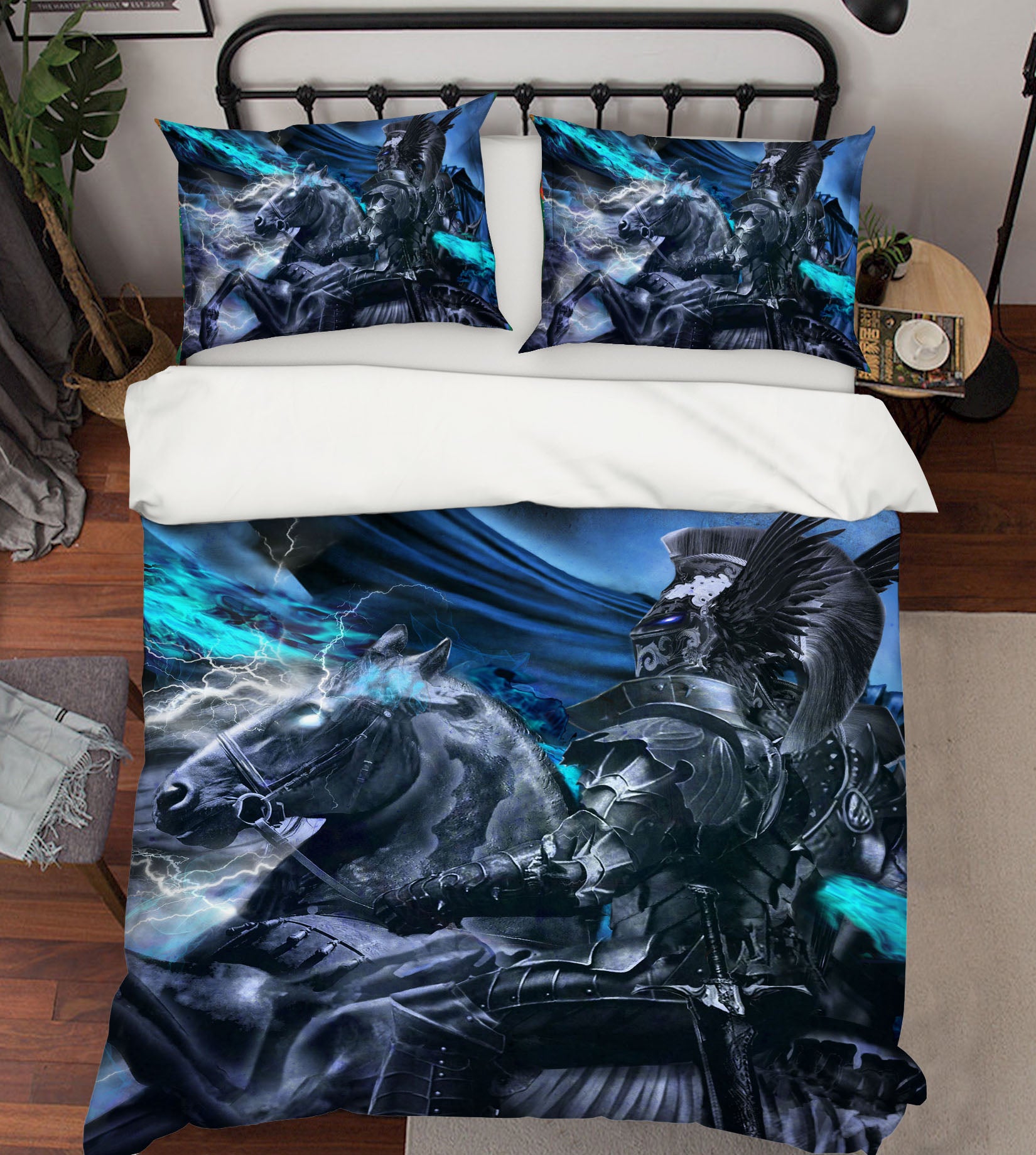3D Black Knight 8343 Ruth Thompson Bedding Bed Pillowcases Quilt Cover Duvet Cover