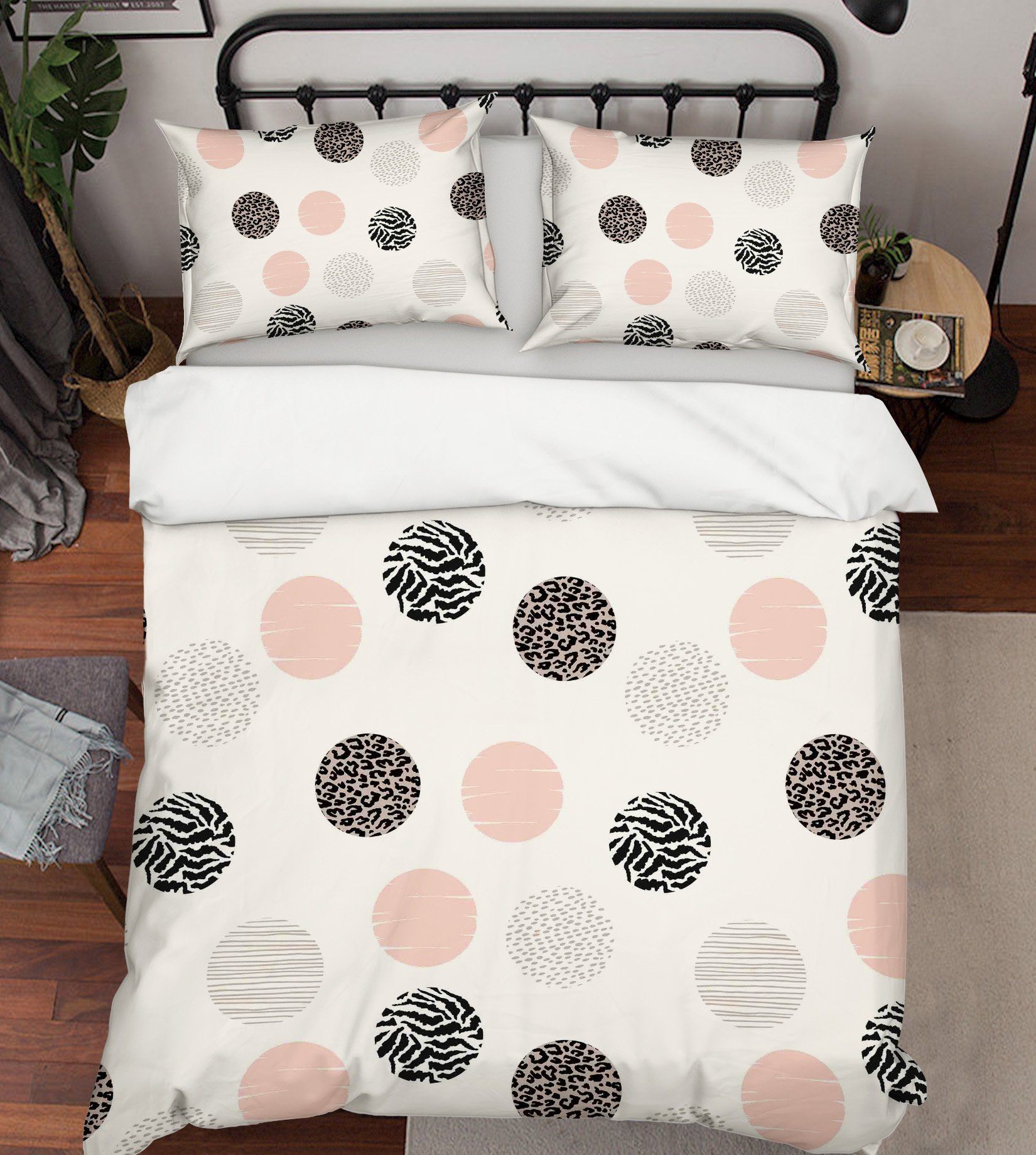 3D Circle Diagram 068 Bed Pillowcases Quilt Wallpaper AJ Wallpaper