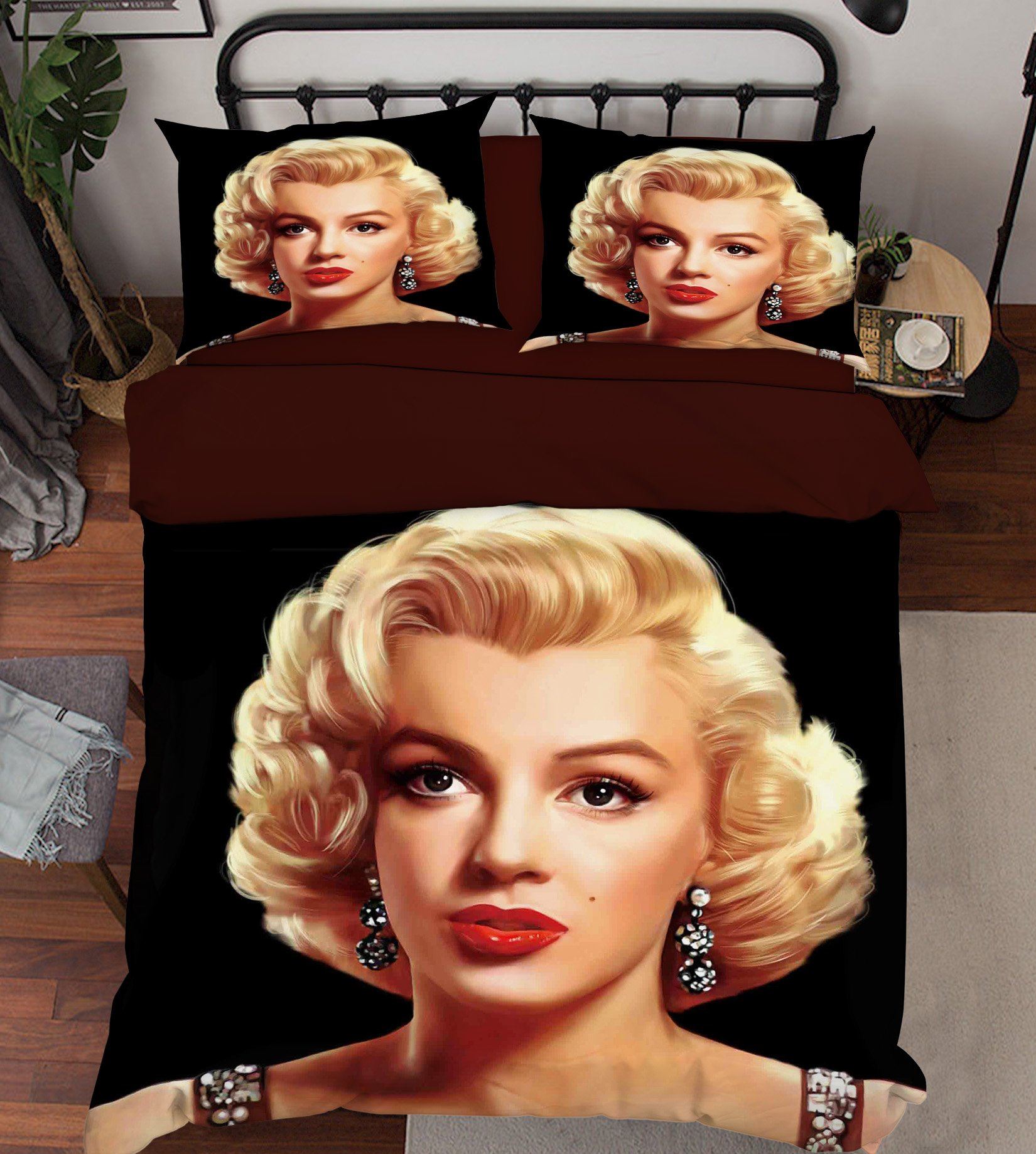 3D Marilyn Monroe 292 Bed Pillowcases Quilt Wallpaper AJ Wallpaper