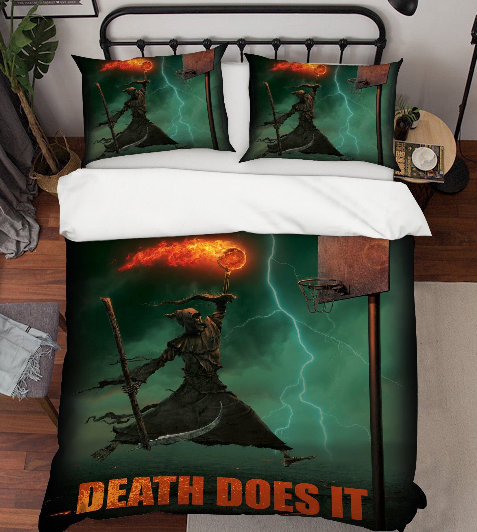3D Death Does It 037 Bed Pillowcases Quilt Exclusive Designer Vincent Quiet Covers AJ Creativity Home
