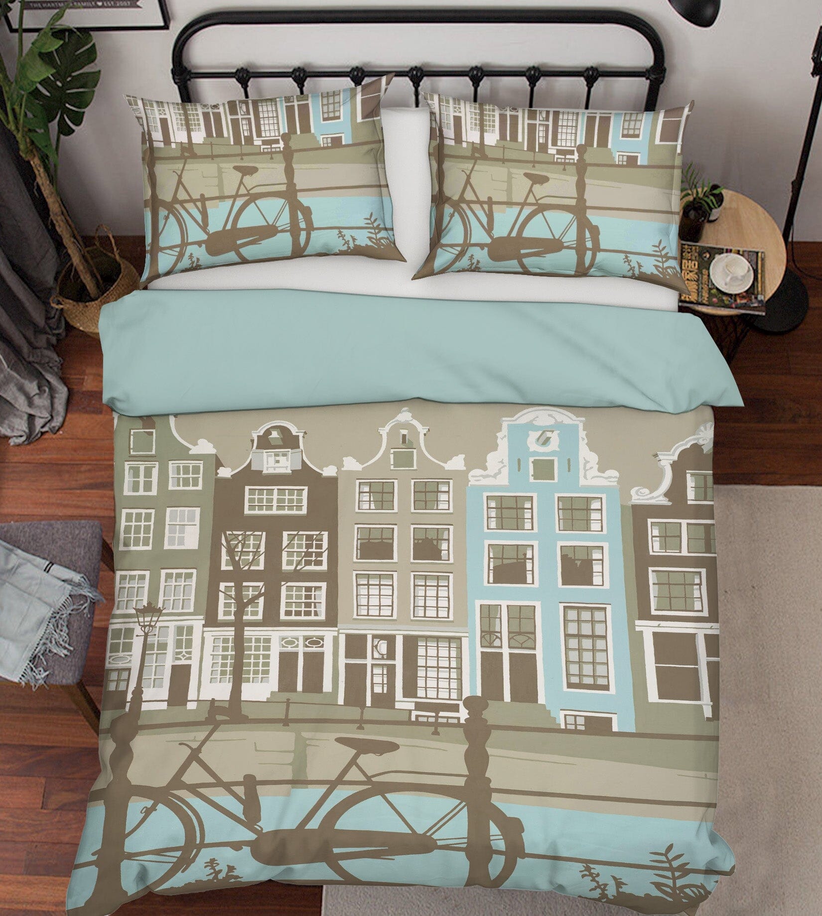 3D City London Building 20118 Steve Read Bedding Bed Pillowcases Quilt Quiet Covers AJ Creativity Home