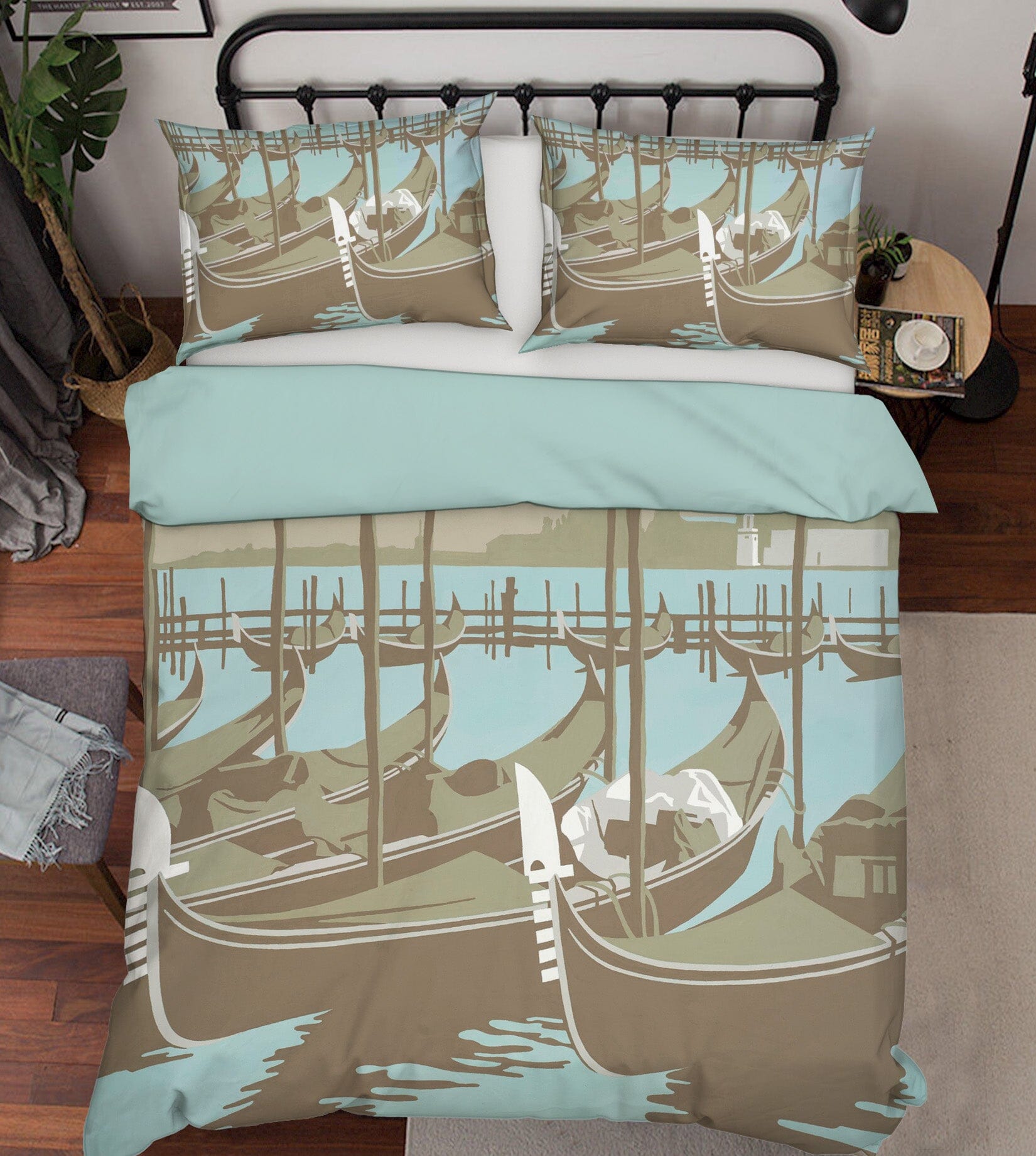 3D Venice 2076 Steve Read Bedding Bed Pillowcases Quilt Quiet Covers AJ Creativity Home