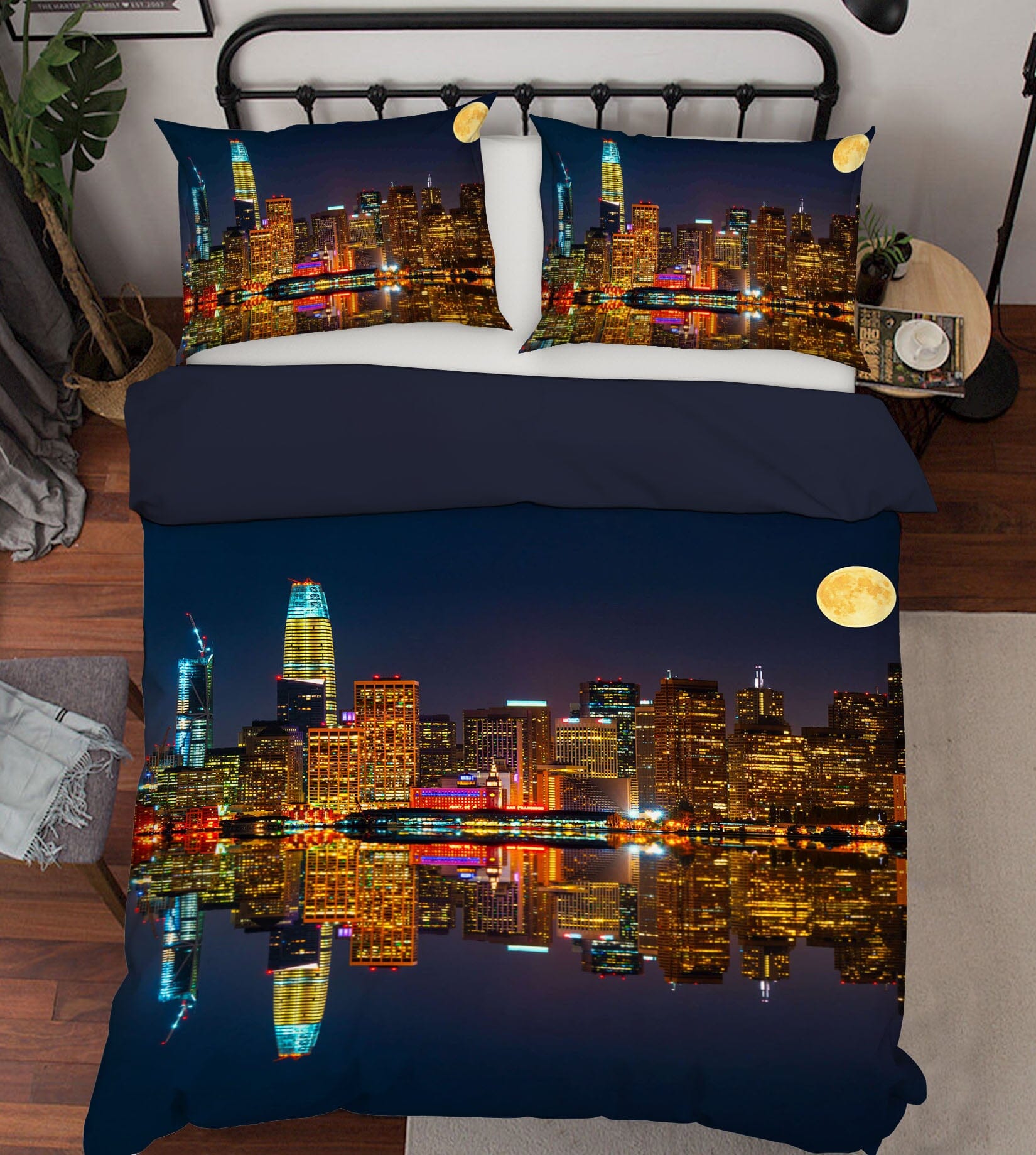 3D Seaside City 2116 Marco Carmassi Bedding Bed Pillowcases Quilt Quiet Covers AJ Creativity Home