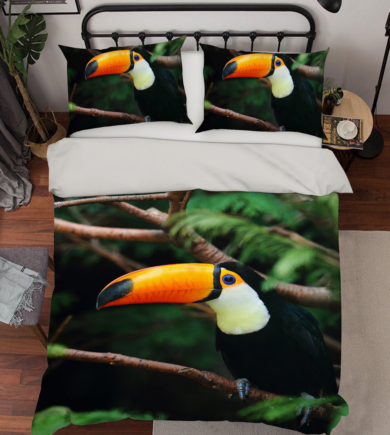 3D Stork 60049 Bed Pillowcases Quilt