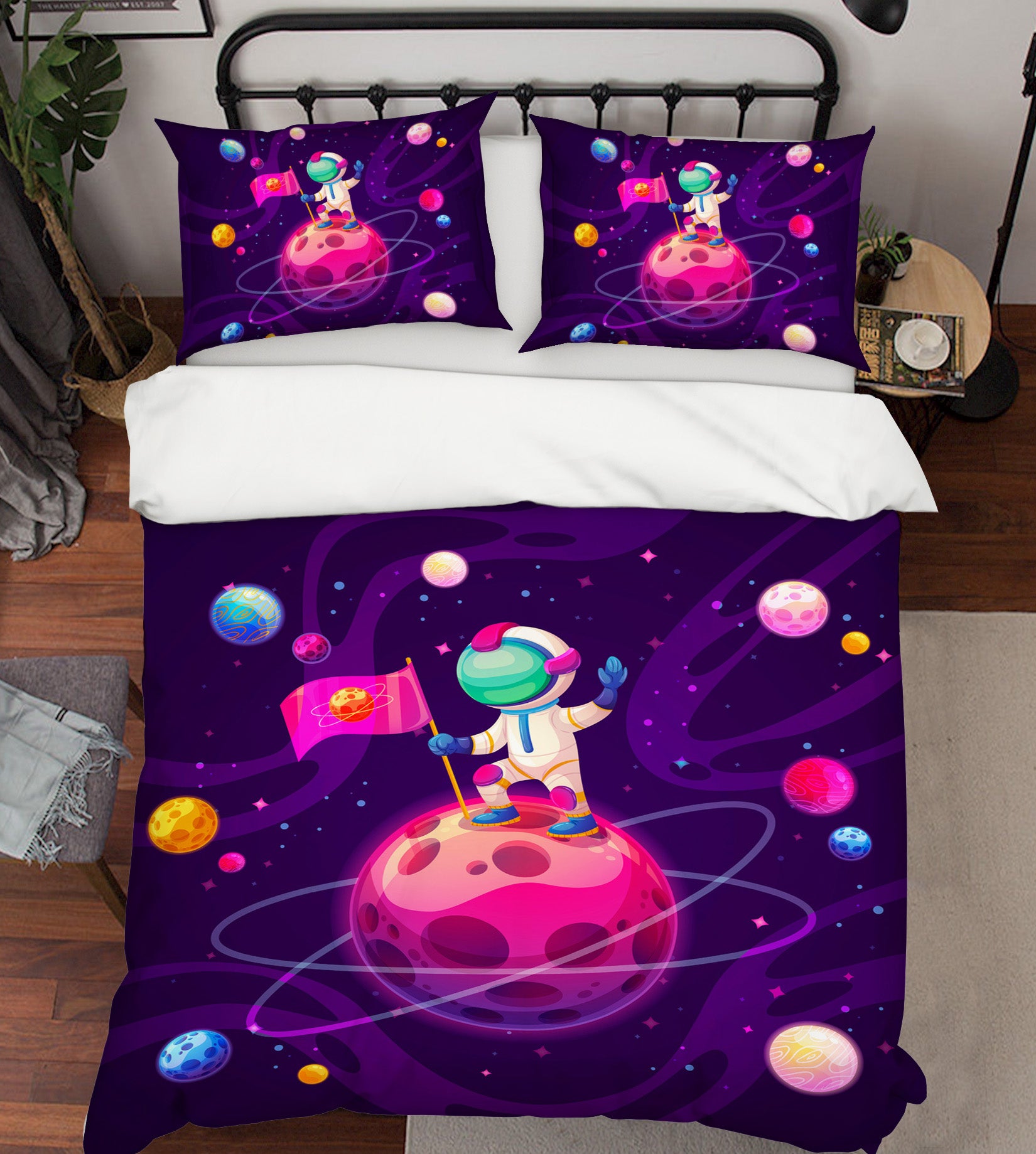 3D Planet 59060 Bed Pillowcases Quilt
