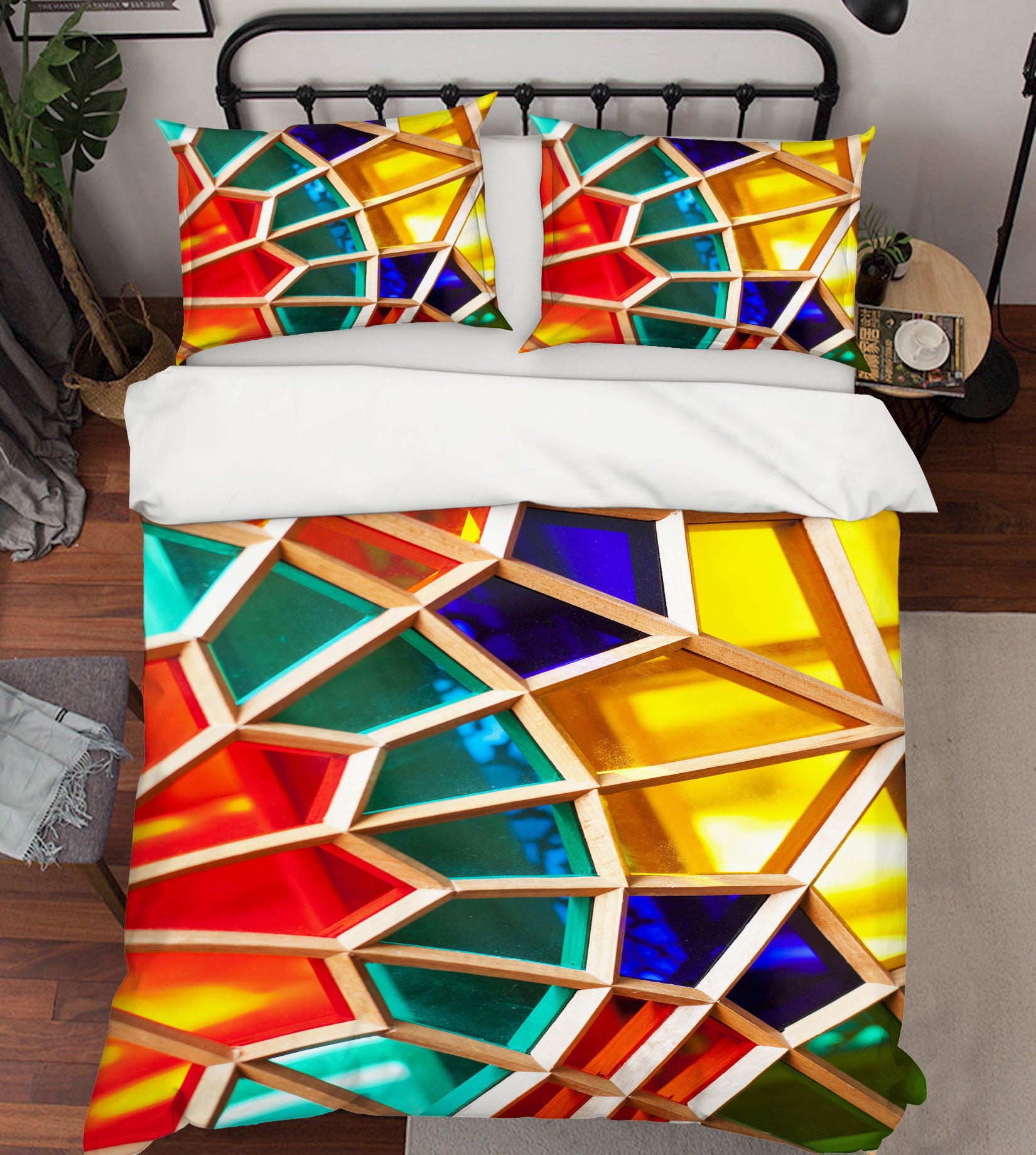 3D Color 13152 Bed Pillowcases Quilt