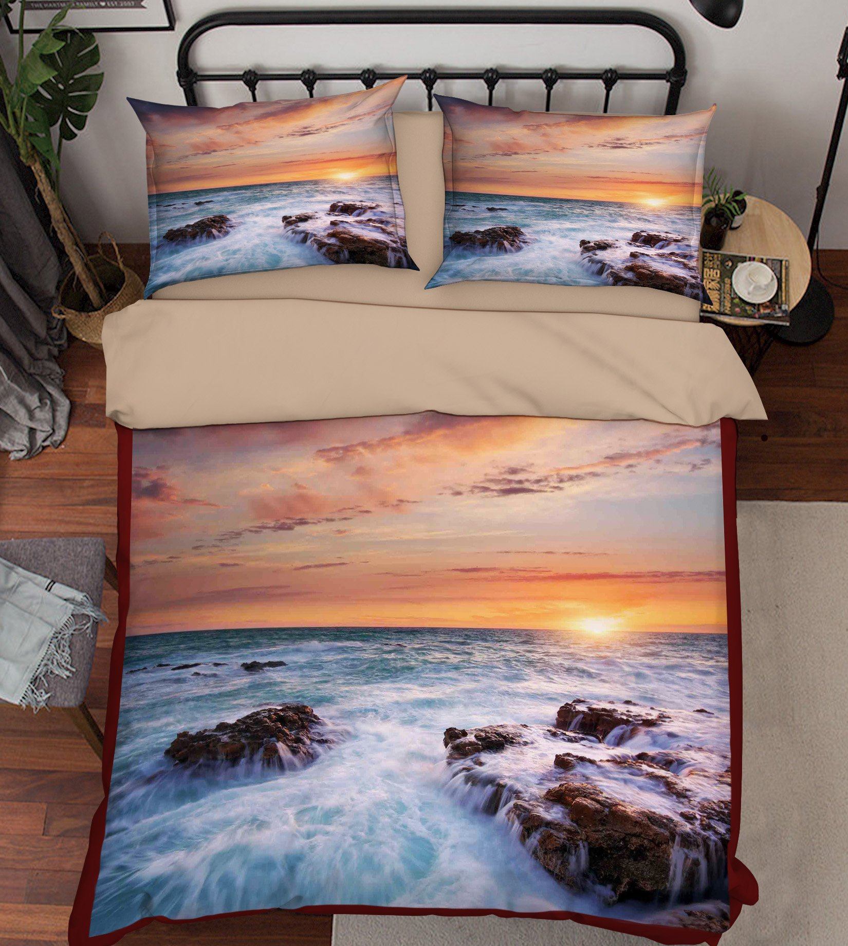 3D Sun Rise 148 Bed Pillowcases Quilt Wallpaper AJ Wallpaper