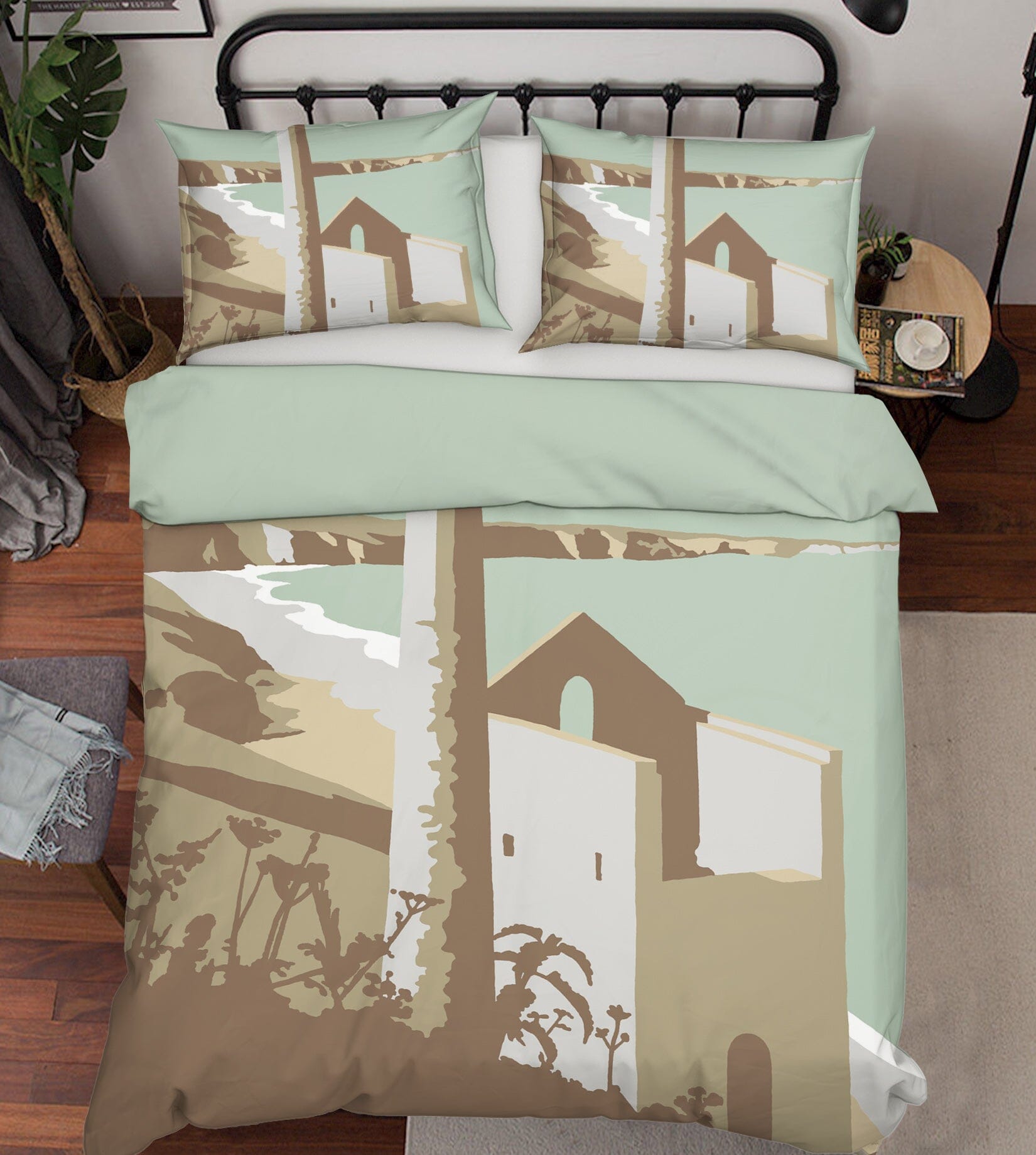 3D St Agnes 2064 Steve Read Bedding Bed Pillowcases Quilt Quiet Covers AJ Creativity Home 