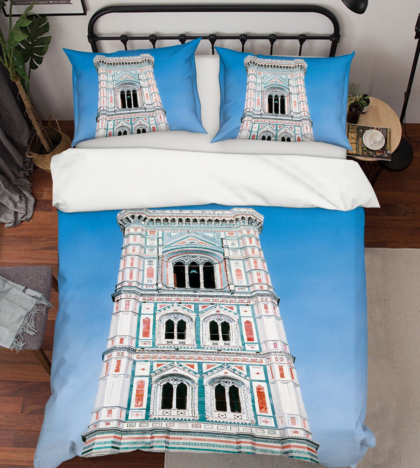 3D White Building 11038 Matthew Holden Bates Bedding Bed Pillowcases Quilt