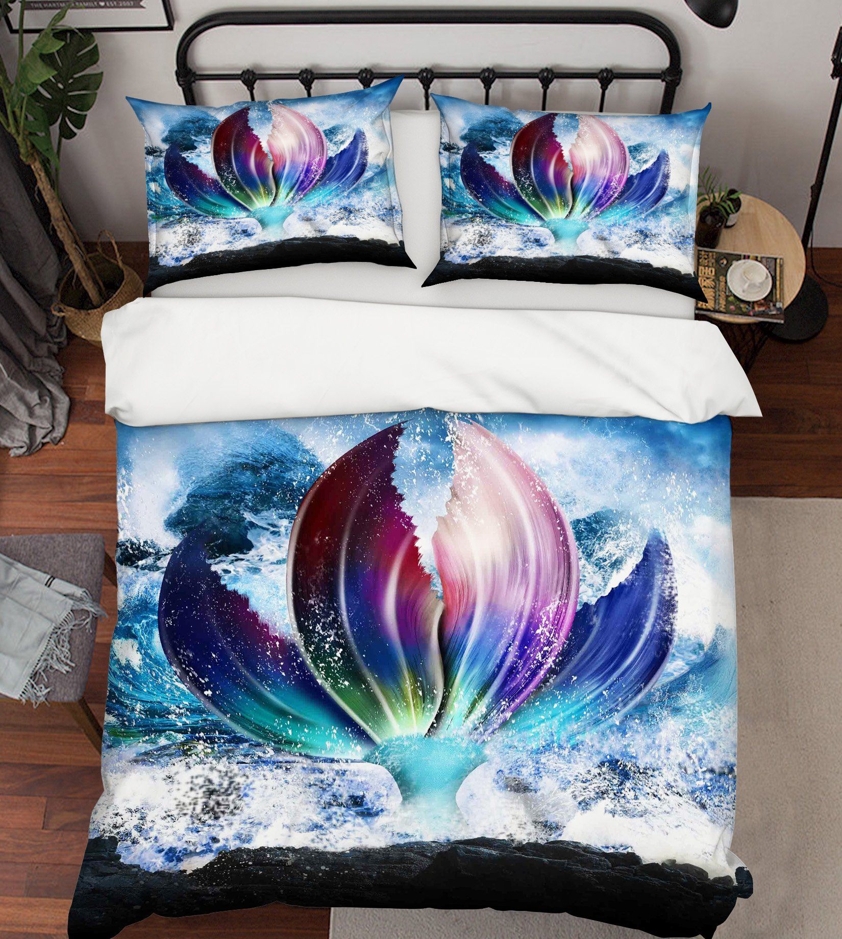 3D Mermaid Tail 242 Bed Pillowcases Quilt Wallpaper AJ Wallpaper