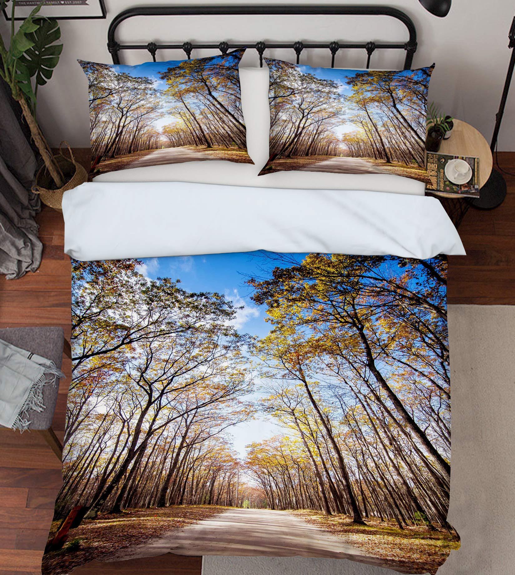 3D Forest 59167 Bed Pillowcases Quilt