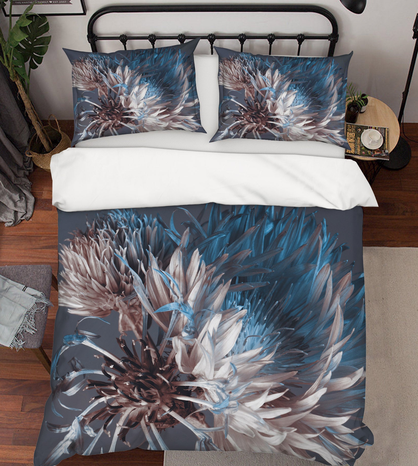 3D Flowers 15082 Bed Pillowcases Quilt