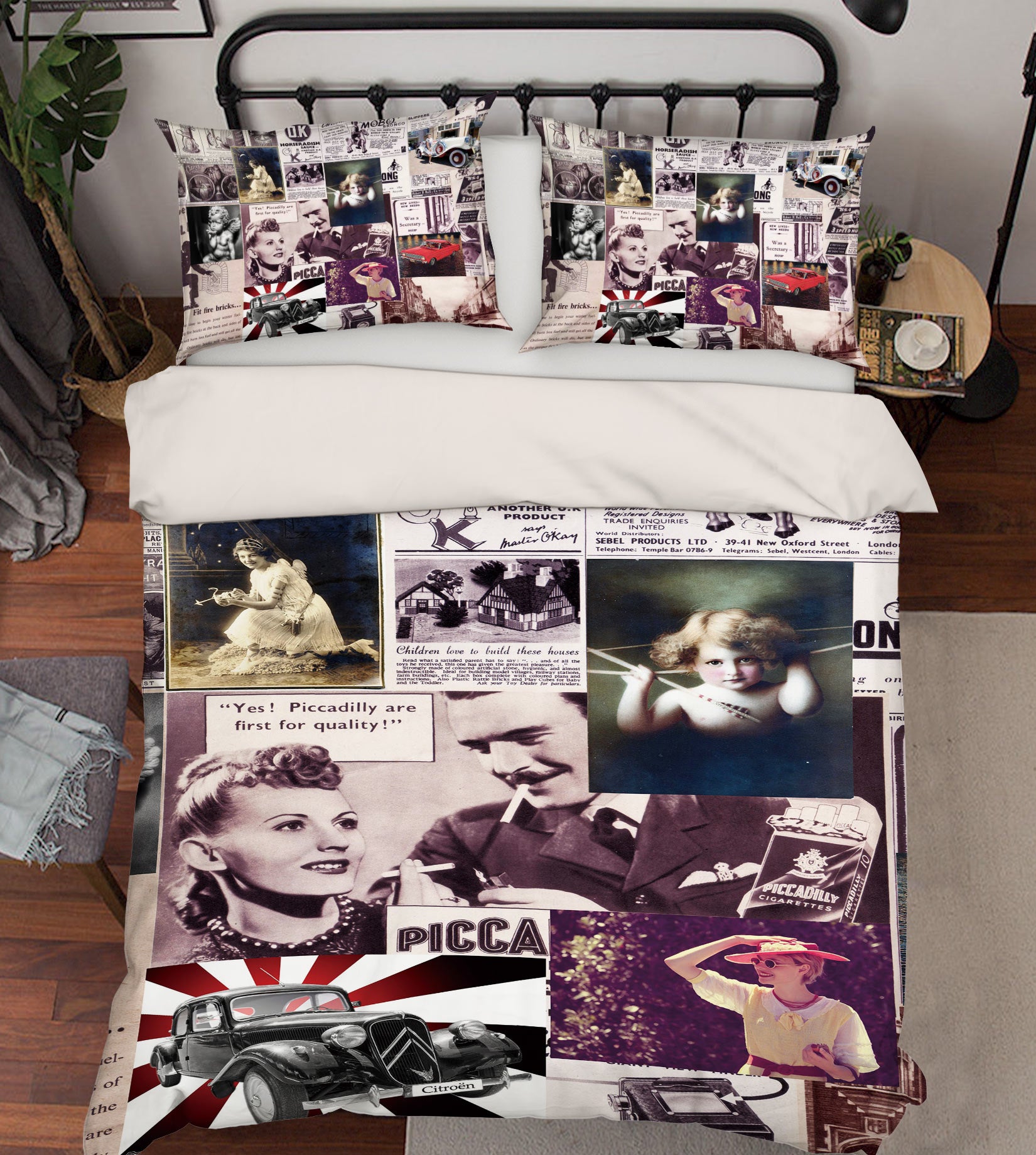 3D Poster 13051 Bed Pillowcases Quilt