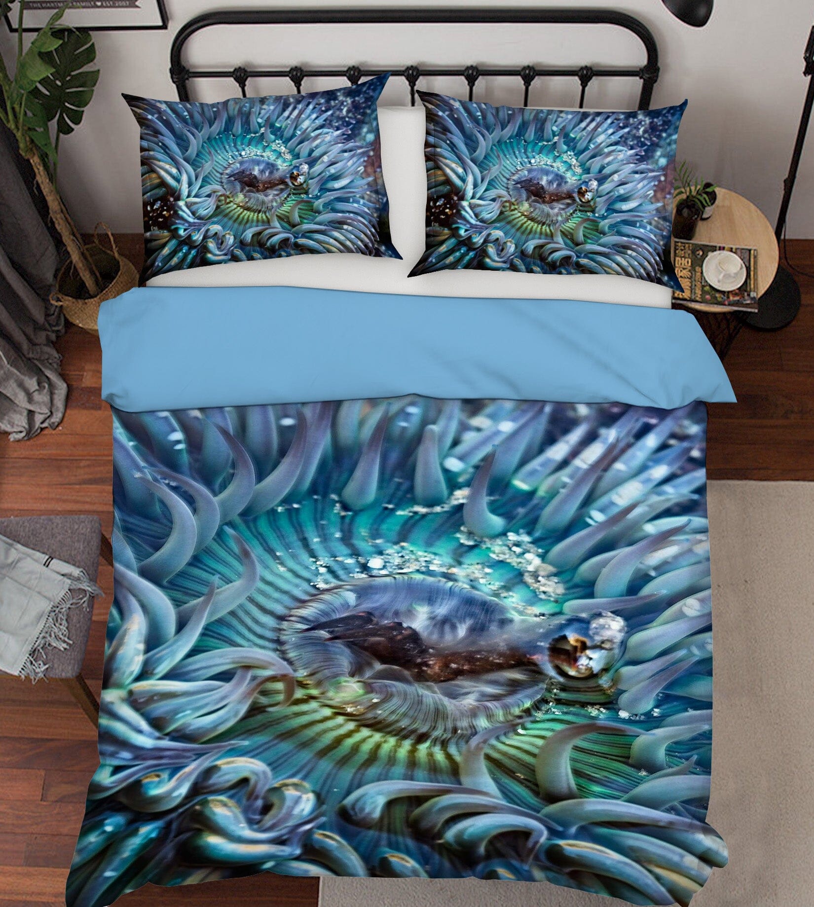3D Tidepool Treasure 2135 Kathy Barefield Bedding Bed Pillowcases Quilt Quiet Covers AJ Creativity Home