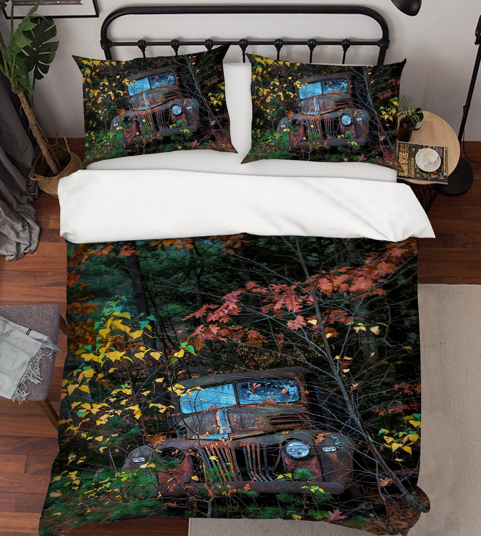 3D Scrap Car 86019 Jerry LoFaro bedding Bed Pillowcases Quilt