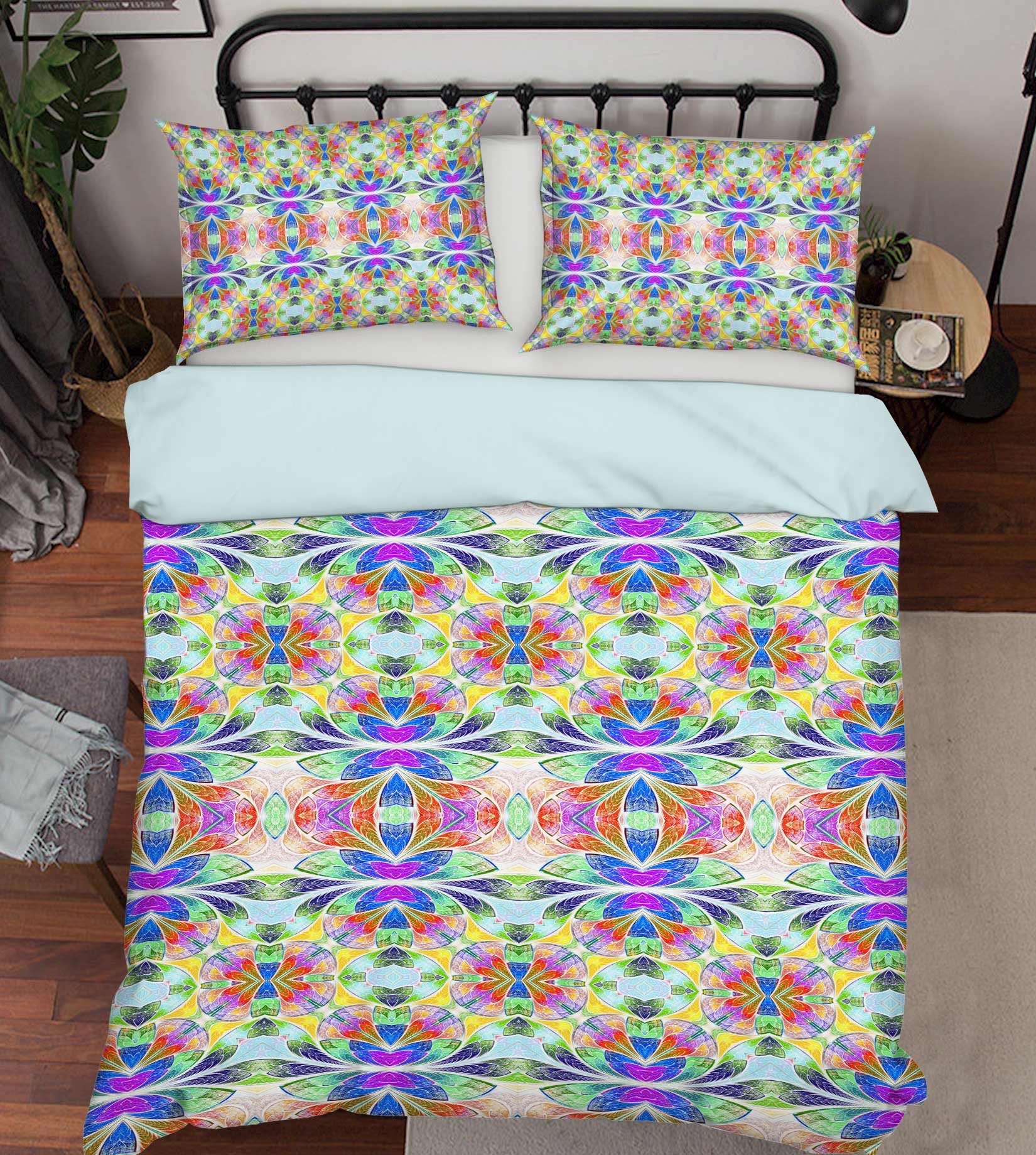 3D Pattern 13209 Bed Pillowcases Quilt