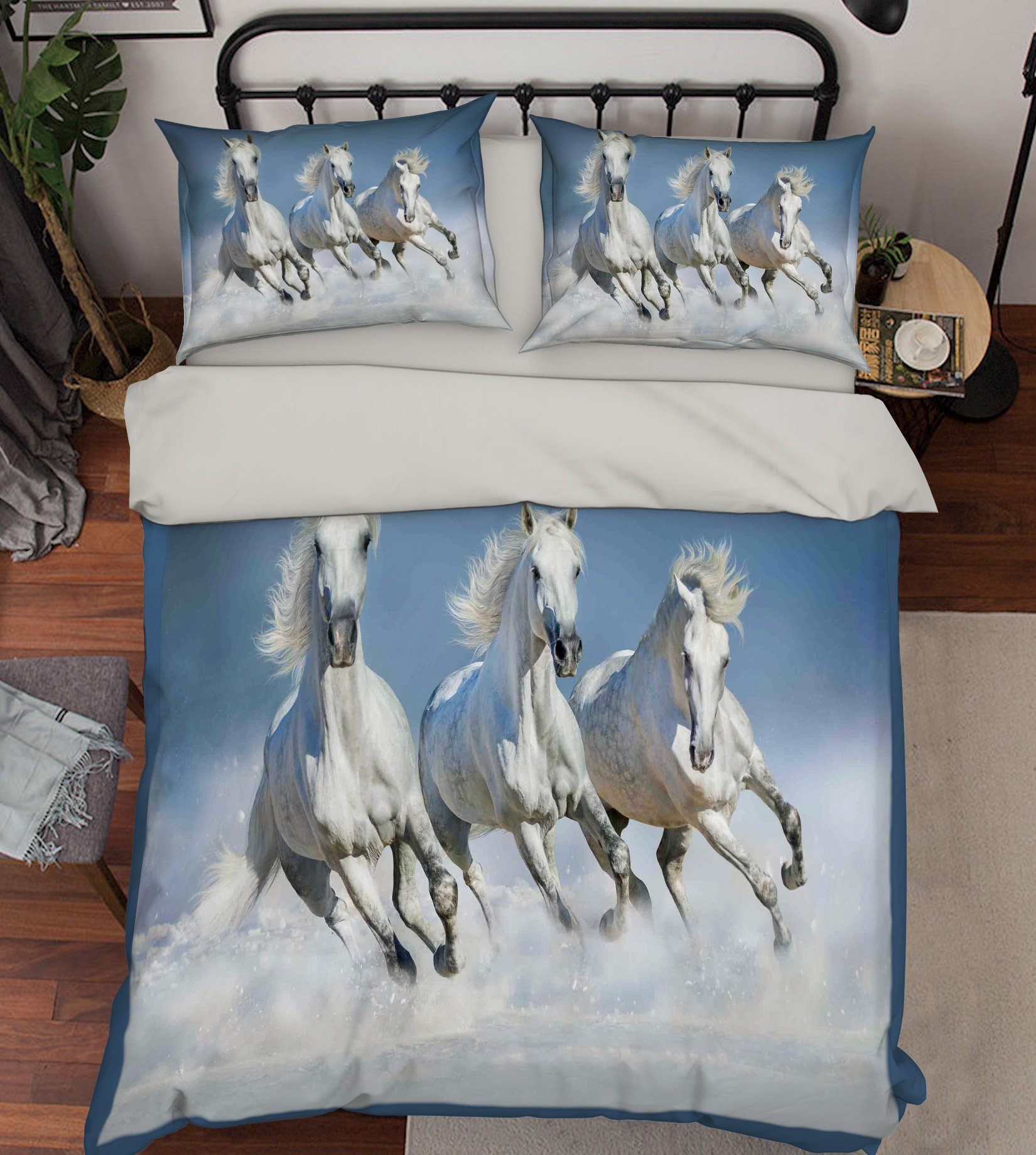 3D Fast Horse 131 Bed Pillowcases Quilt Wallpaper AJ Wallpaper