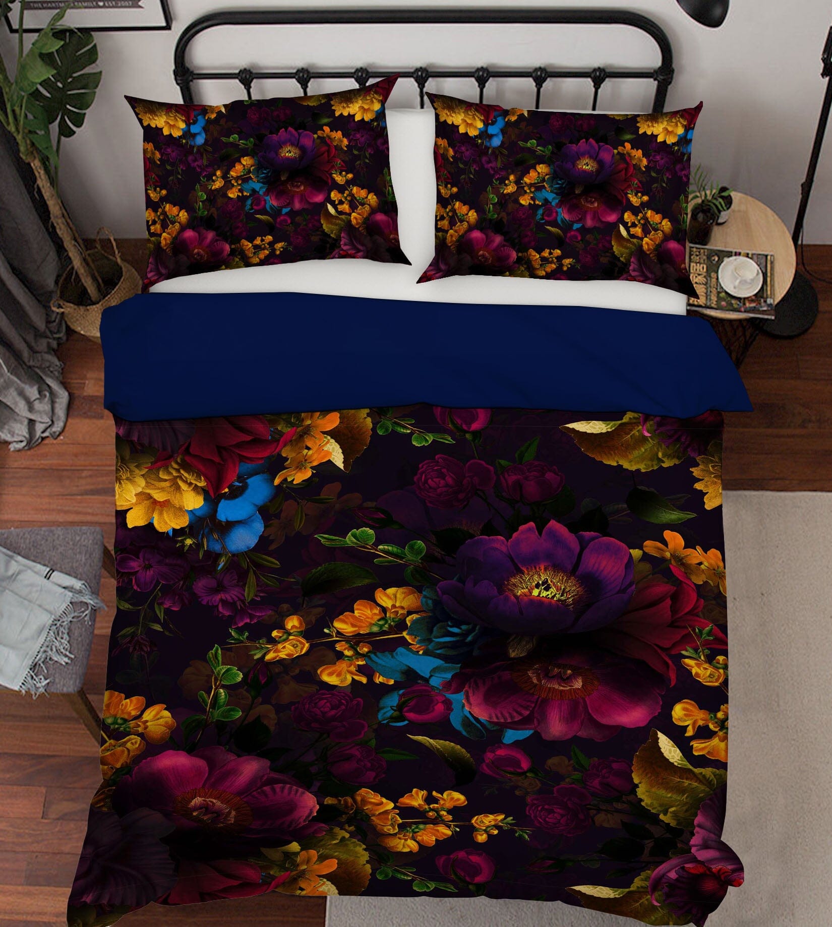 3D Blue Flower 166 Uta Naumann Bedding Bed Pillowcases Quilt Quiet Covers AJ Creativity Home