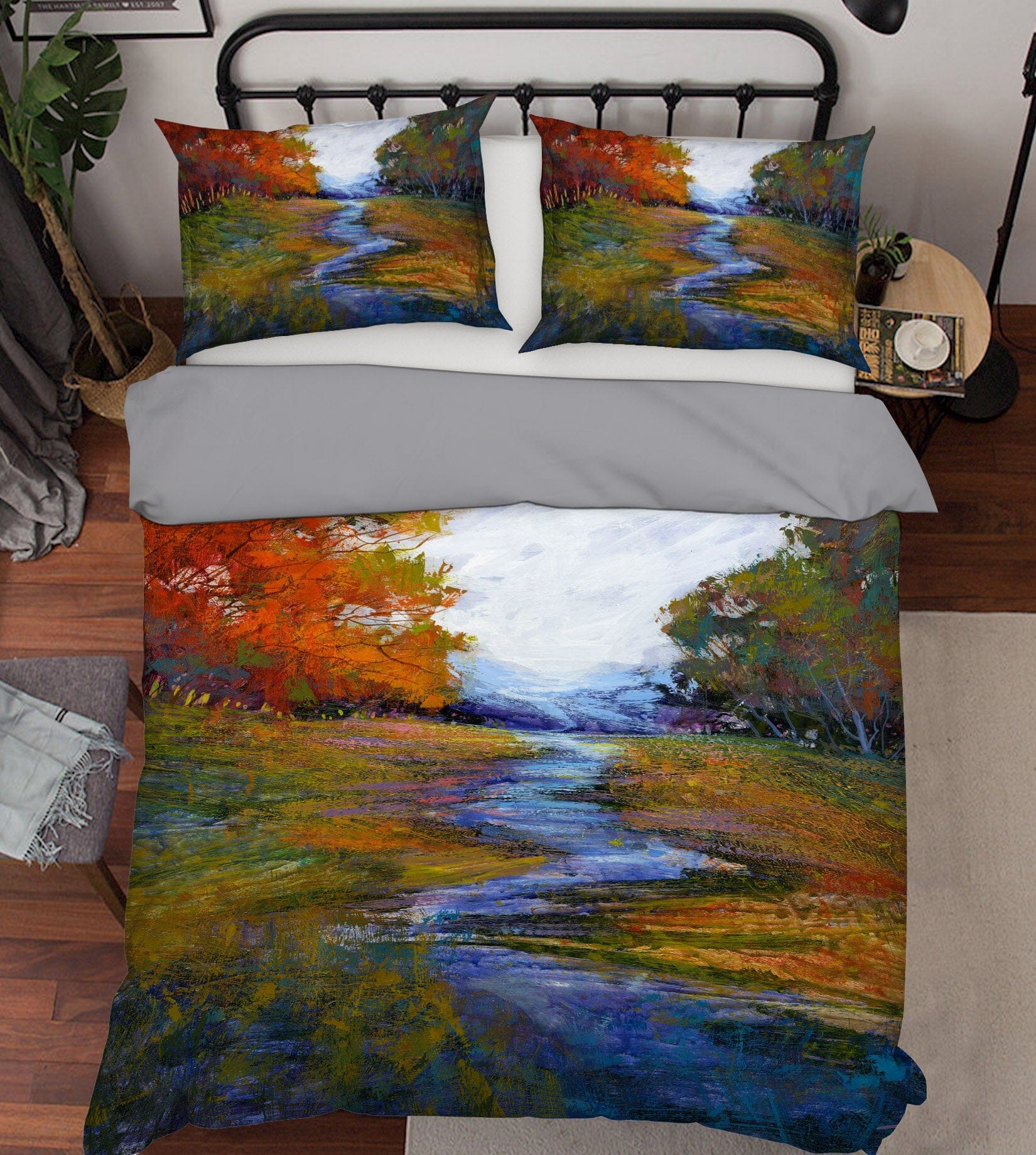 3D Winding River 1049 Michael Tienhaara Bedding Bed Pillowcases Quilt Quiet Covers AJ Creativity Home
