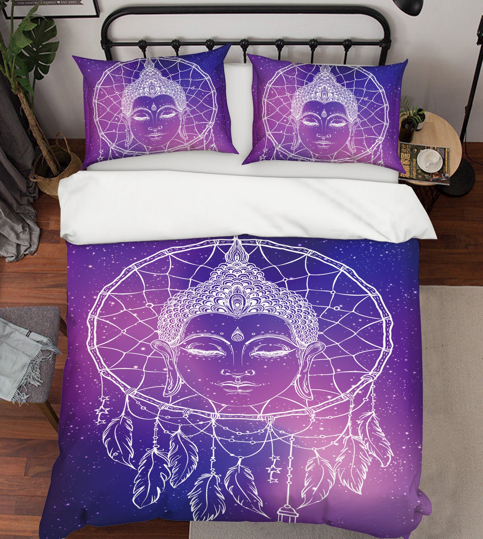 3D Face Dream Catcher 15027 Bed Pillowcases Quilt
