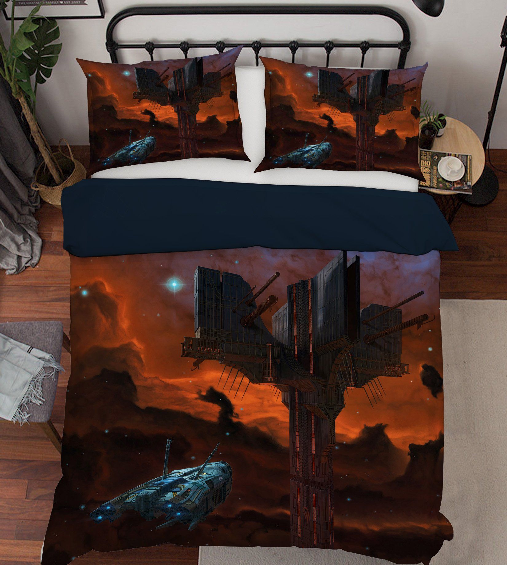 3D Alien Artifact 2108 Bed Pillowcases Quilt Exclusive Designer Vincent Quiet Covers AJ Creativity Home