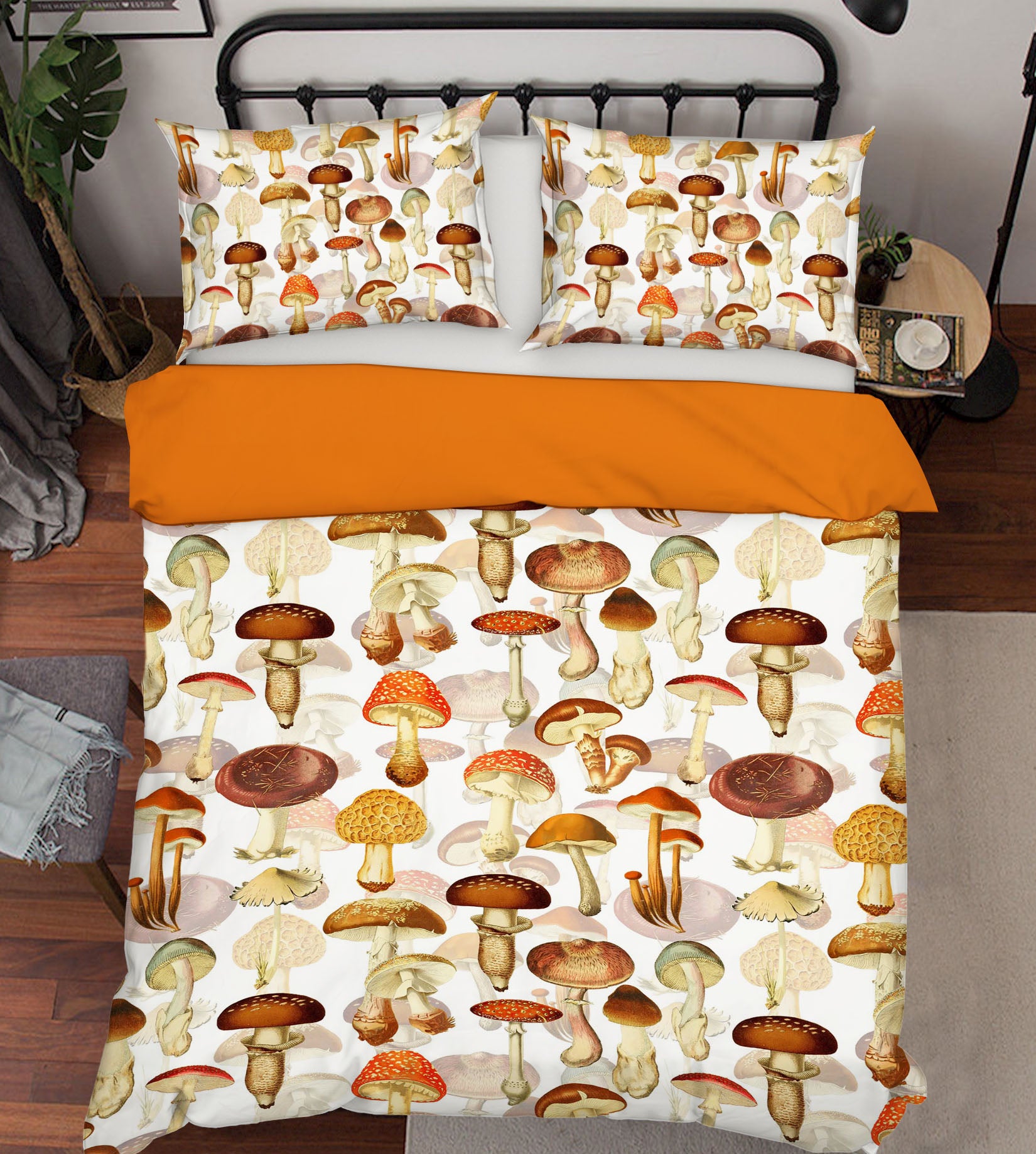 3D Mushroom 18206 Uta Naumann Bedding Bed Pillowcases Quilt