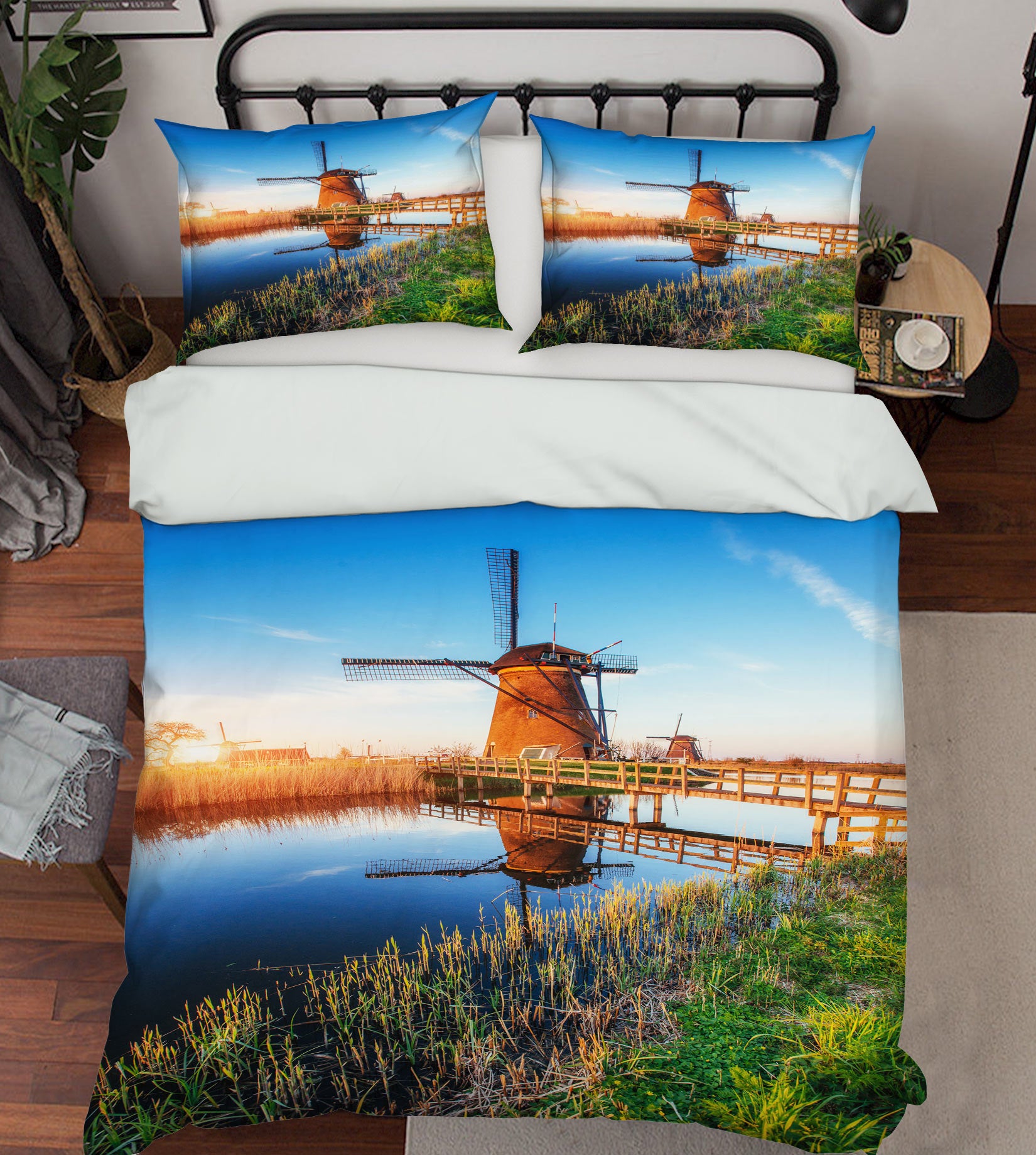 3D Windmill 59180 Bed Pillowcases Quilt