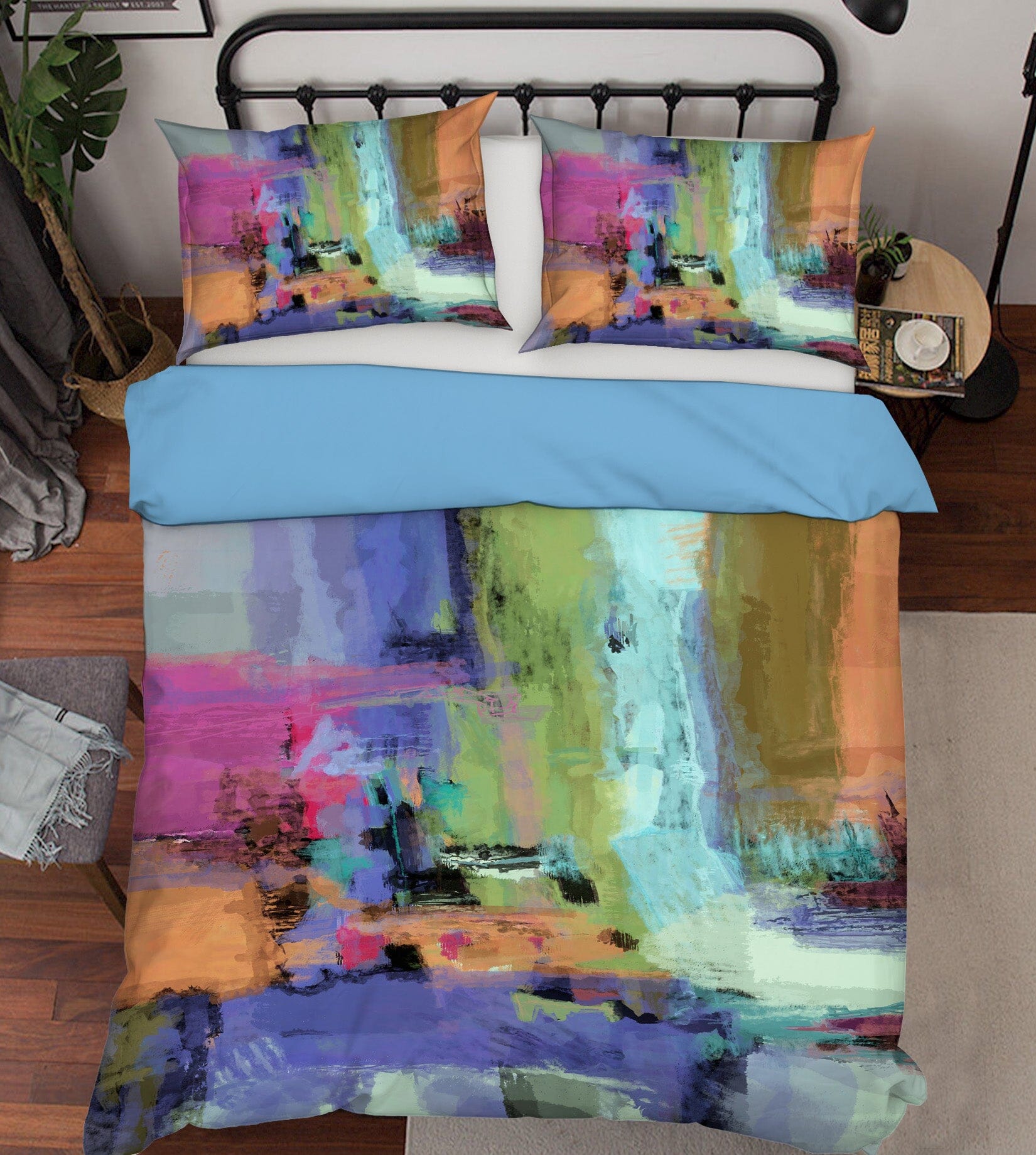3D Green Painting 1022 Michael Tienhaara Bedding Bed Pillowcases Quilt Quiet Covers AJ Creativity Home