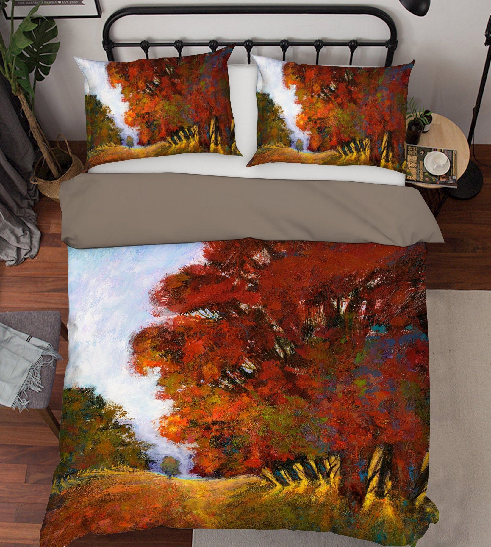 3D Maple Painting 1012 Michael Tienhaara Bedding Bed Pillowcases Quilt Quiet Covers AJ Creativity Home