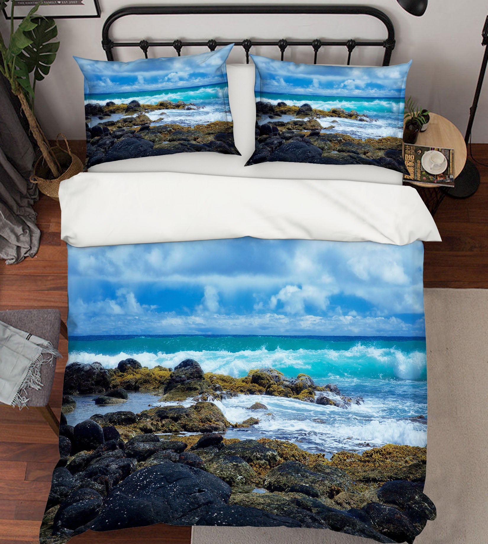 3D Seaside Reef 8677 Kathy Barefield Bedding Bed Pillowcases Quilt