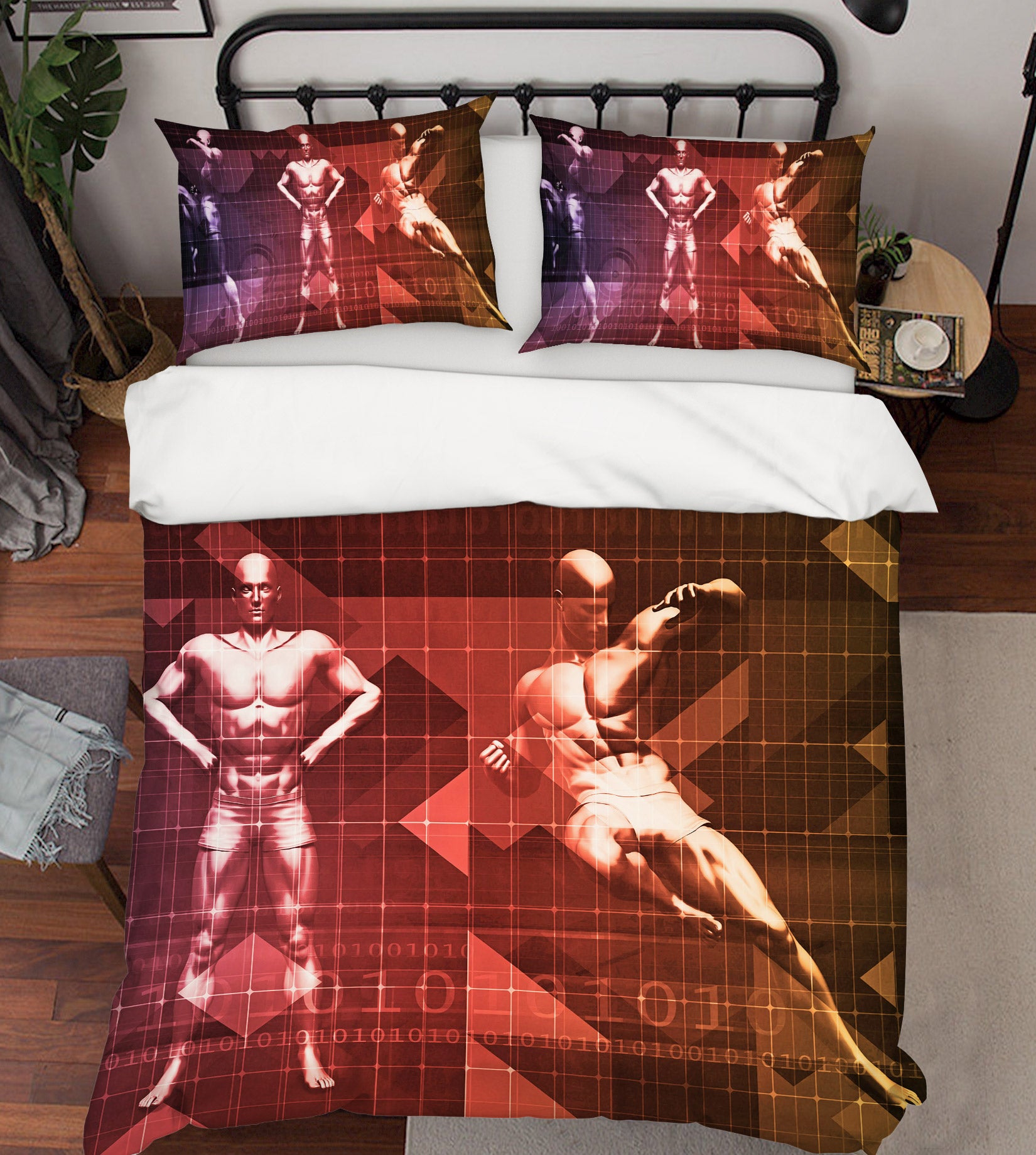 3D Human Body 14144 Bed Pillowcases Quilt