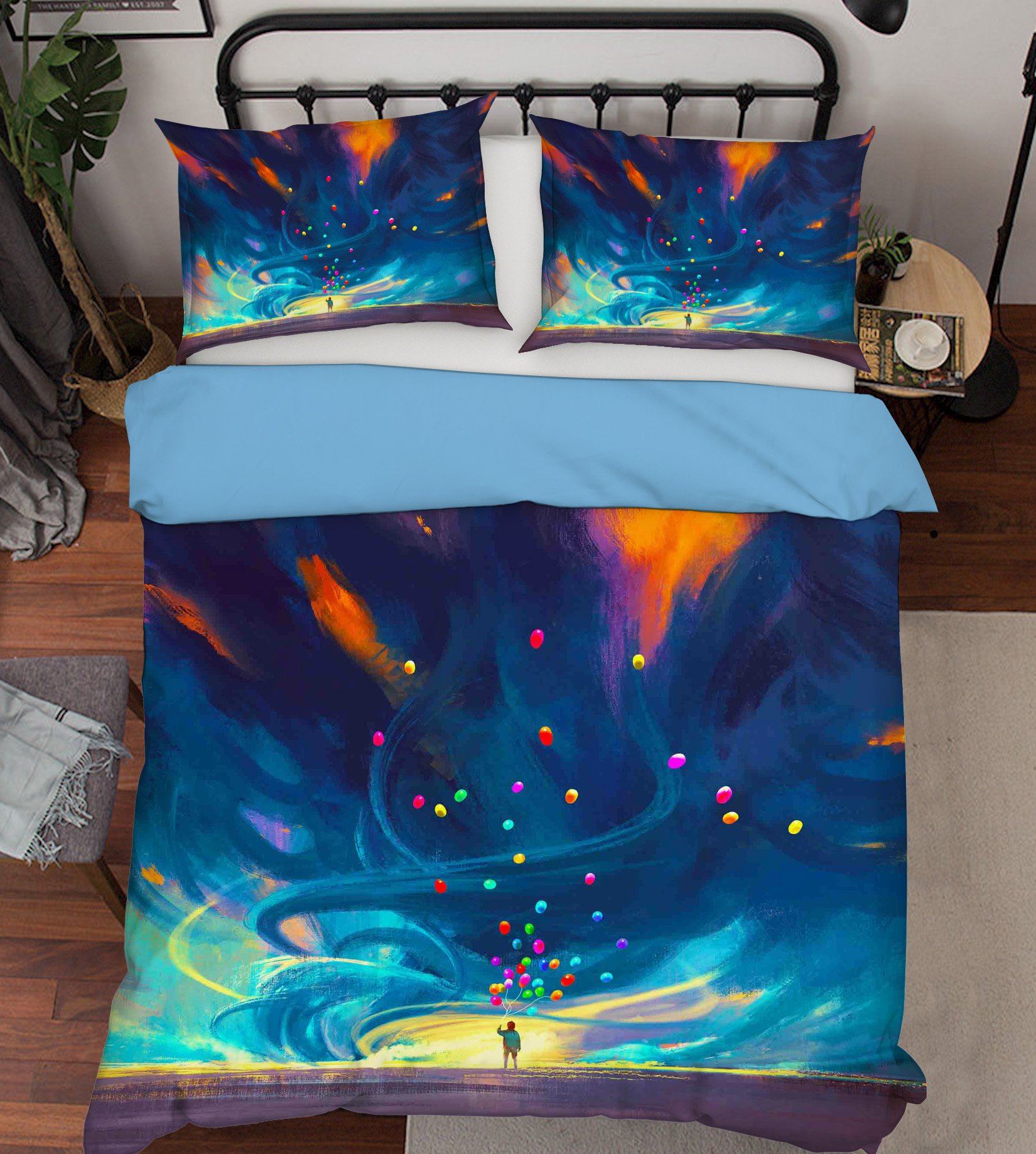 3D Sky Balloon 044 Bed Pillowcases Quilt Wallpaper AJ Wallpaper