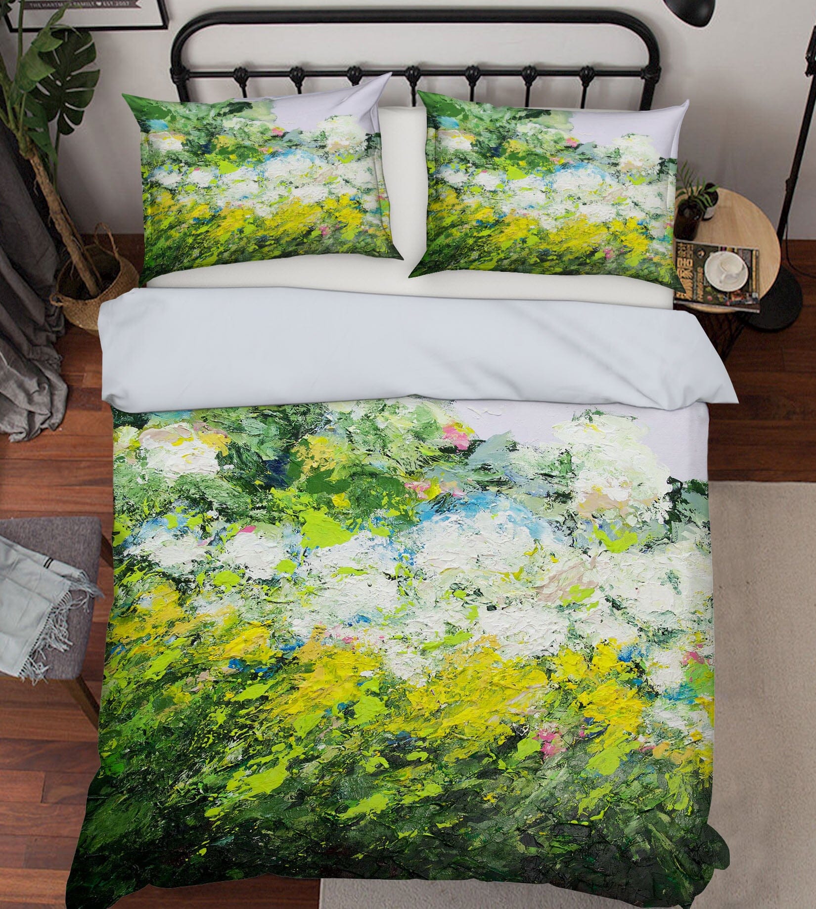 3D White Dandelion 1152 Allan P. Friedlander Bedding Bed Pillowcases Quilt Quiet Covers AJ Creativity Home