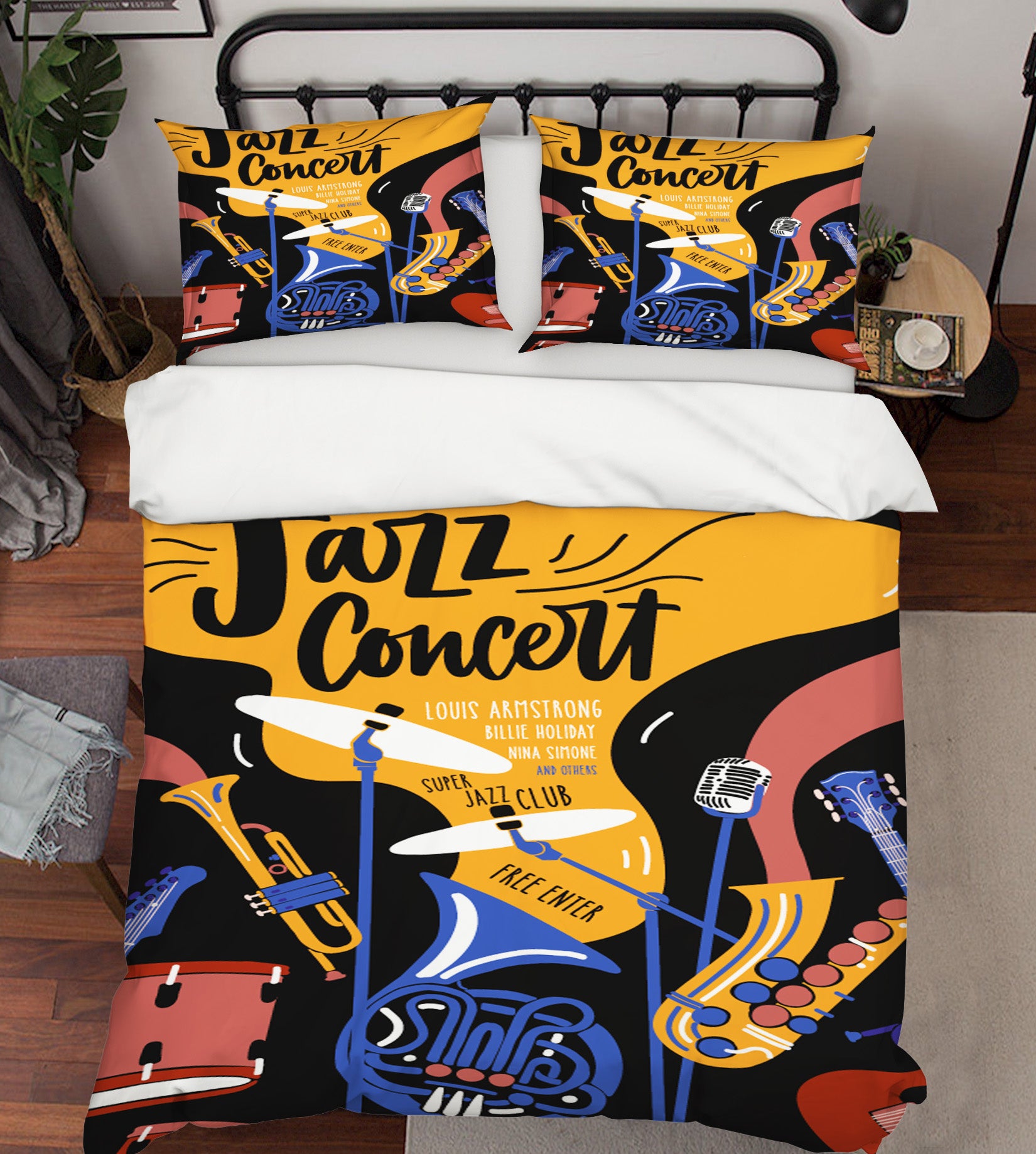 3D Musical Instrument 14223 Bed Pillowcases Quilt