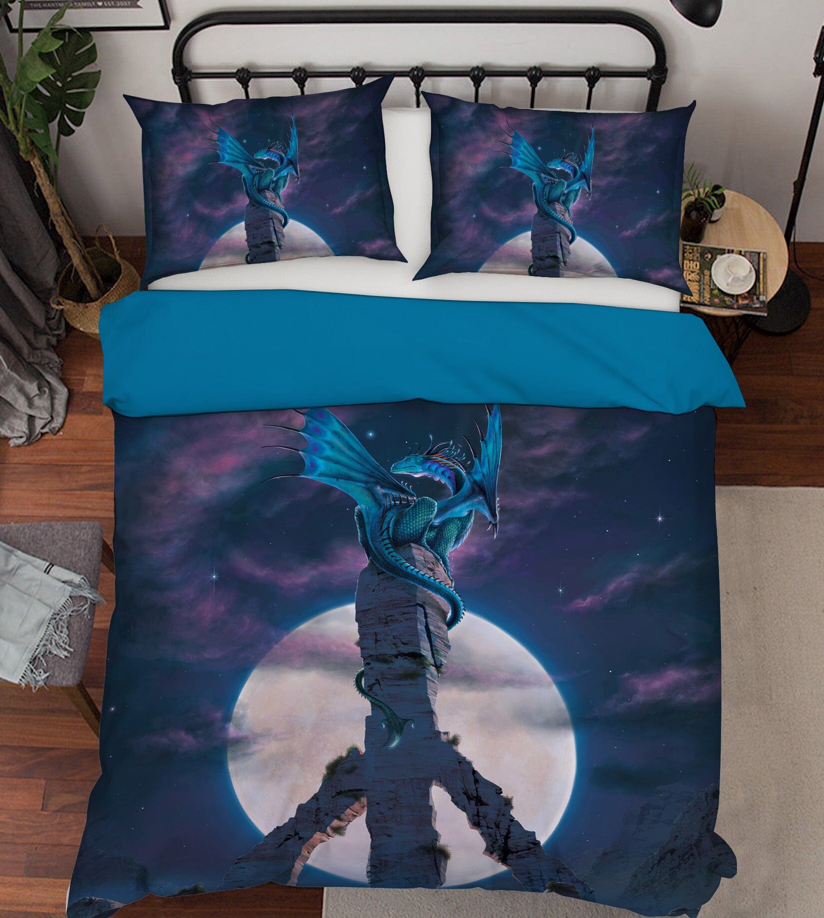 3D Peace Dragon Def 067 Bed Pillowcases Quilt Exclusive Designer Vincent Quiet Covers AJ Creativity Home
